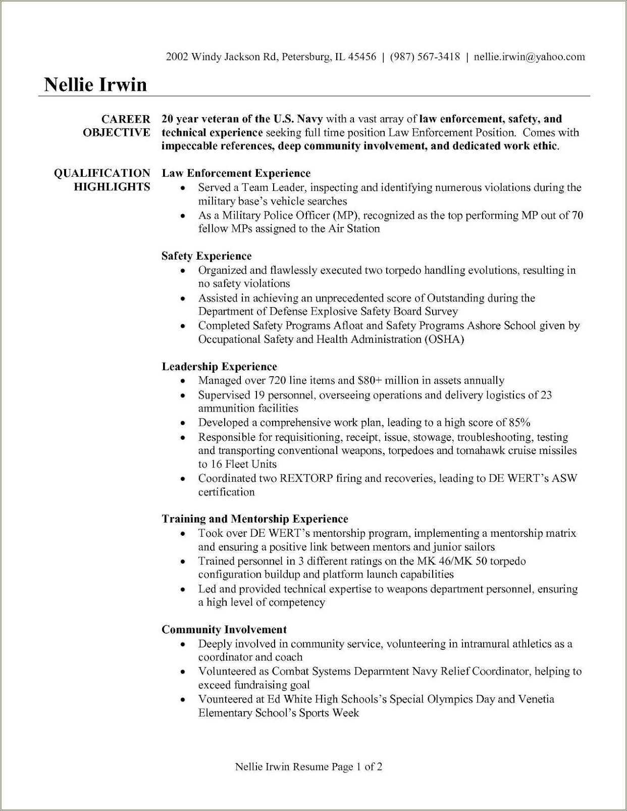 military-police-officer-resume-sample-resume-example-gallery