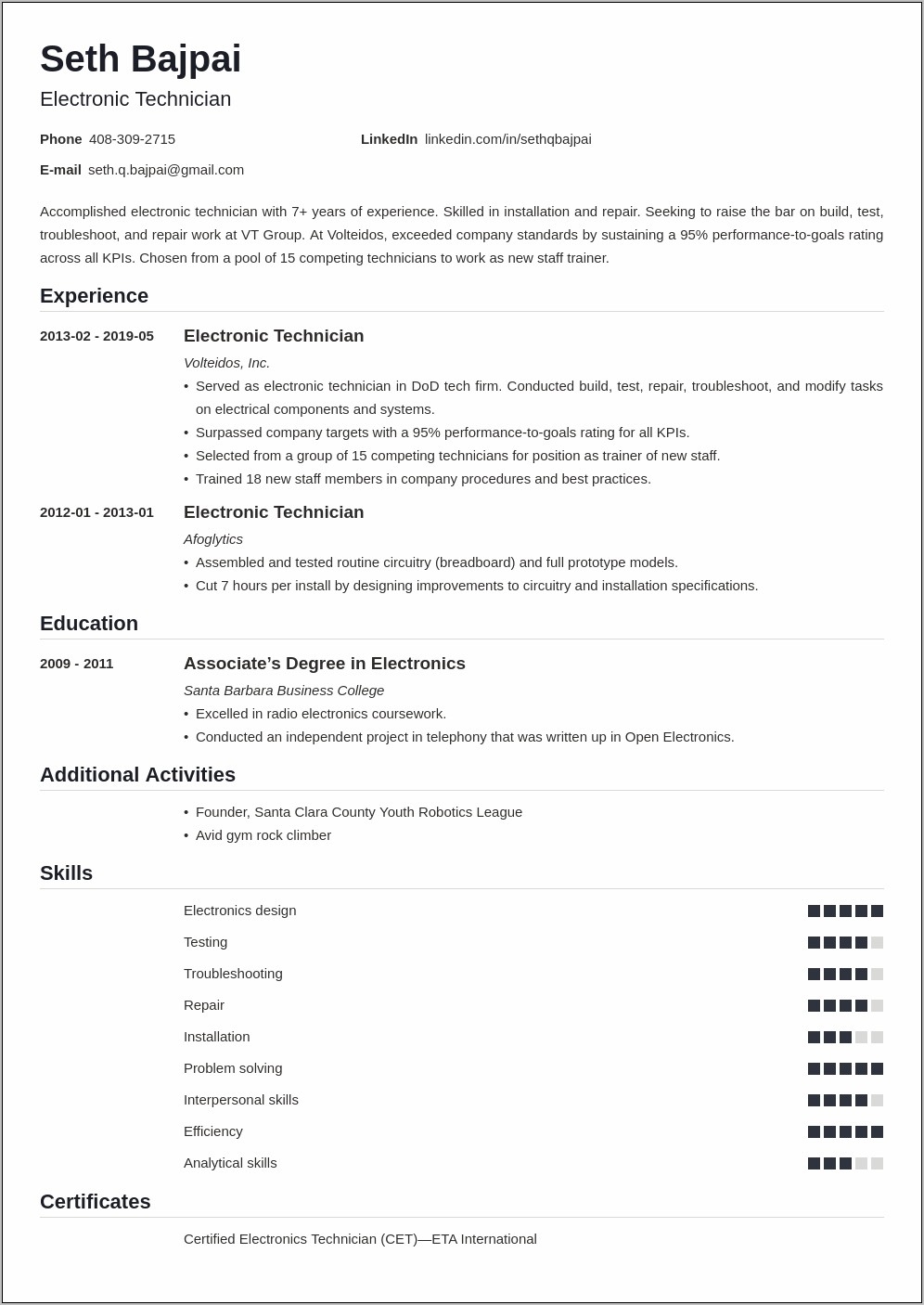 Objective Resume Cell Phone Repair - Resume Example Gallery