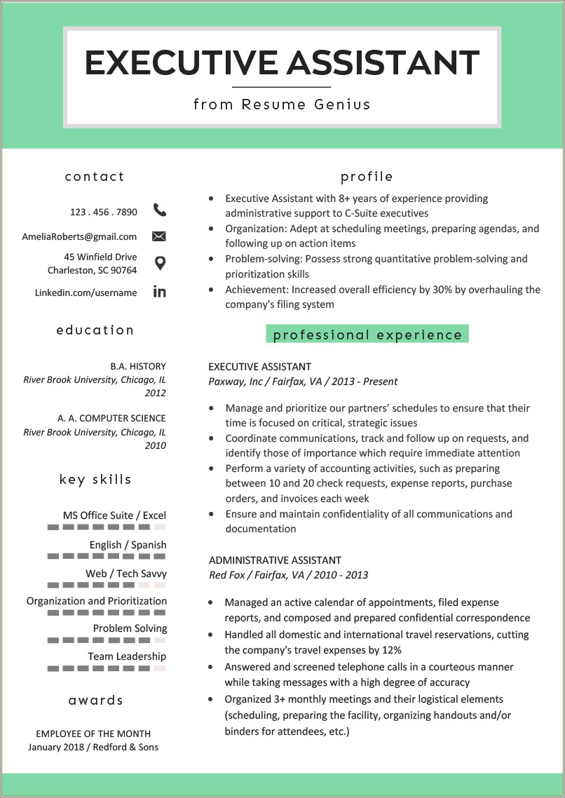 monster-executive-assistant-resume-sample-resume-example-gallery