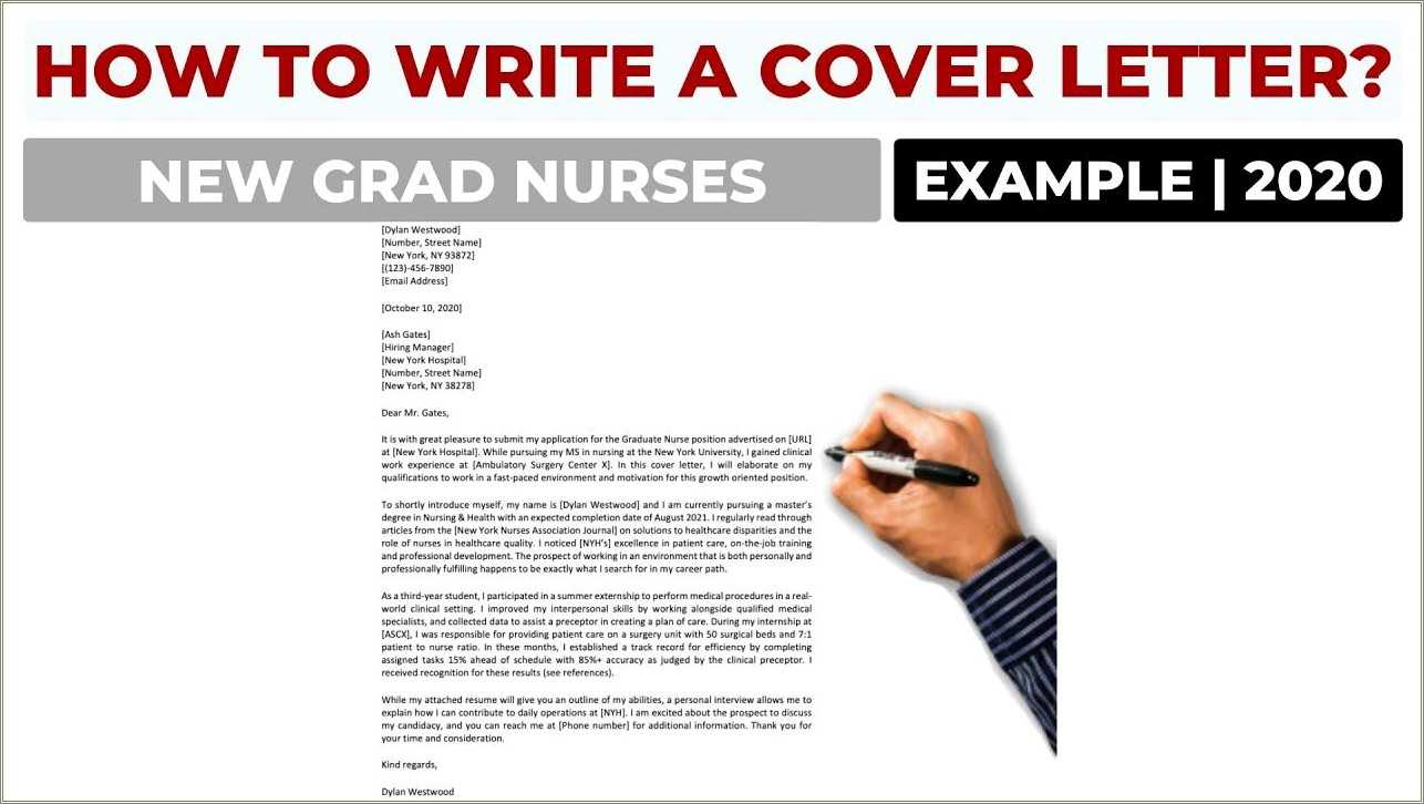 cover letter for resume nursing new grad