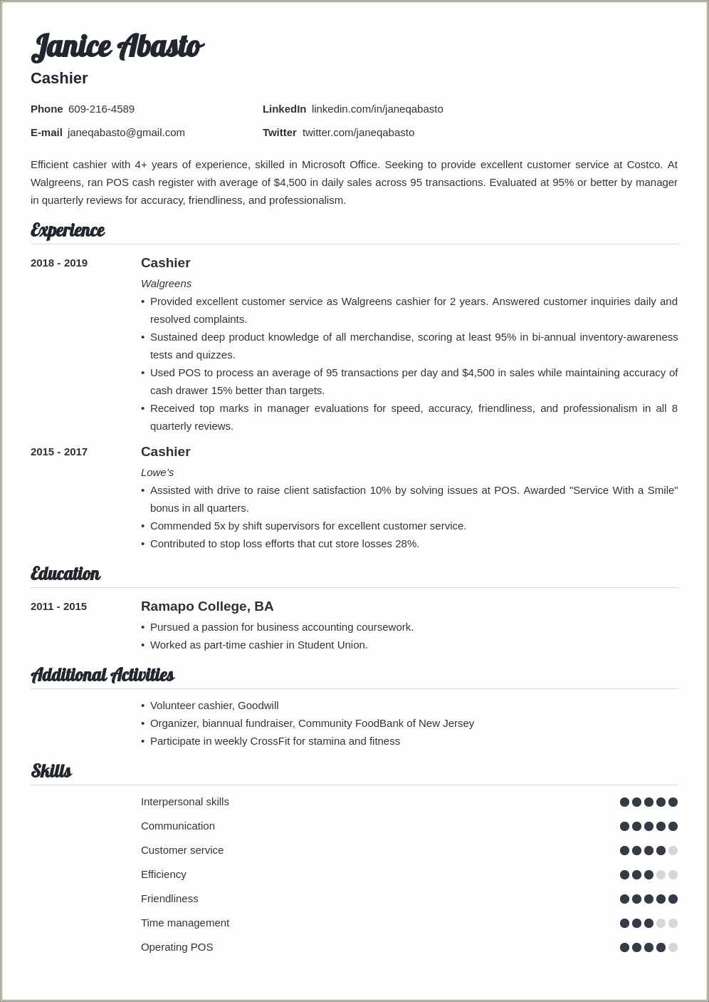 objective-for-a-cashier-resume-resume-example-gallery