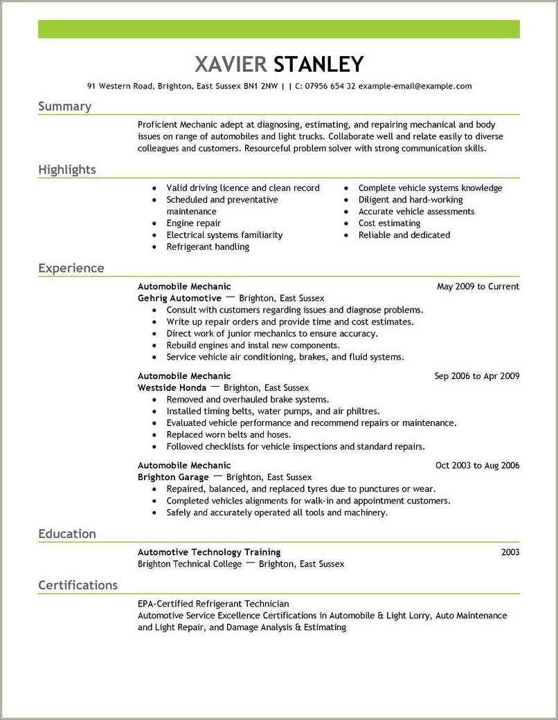 objective-for-aircraft-maintenance-resume-resume-example-gallery