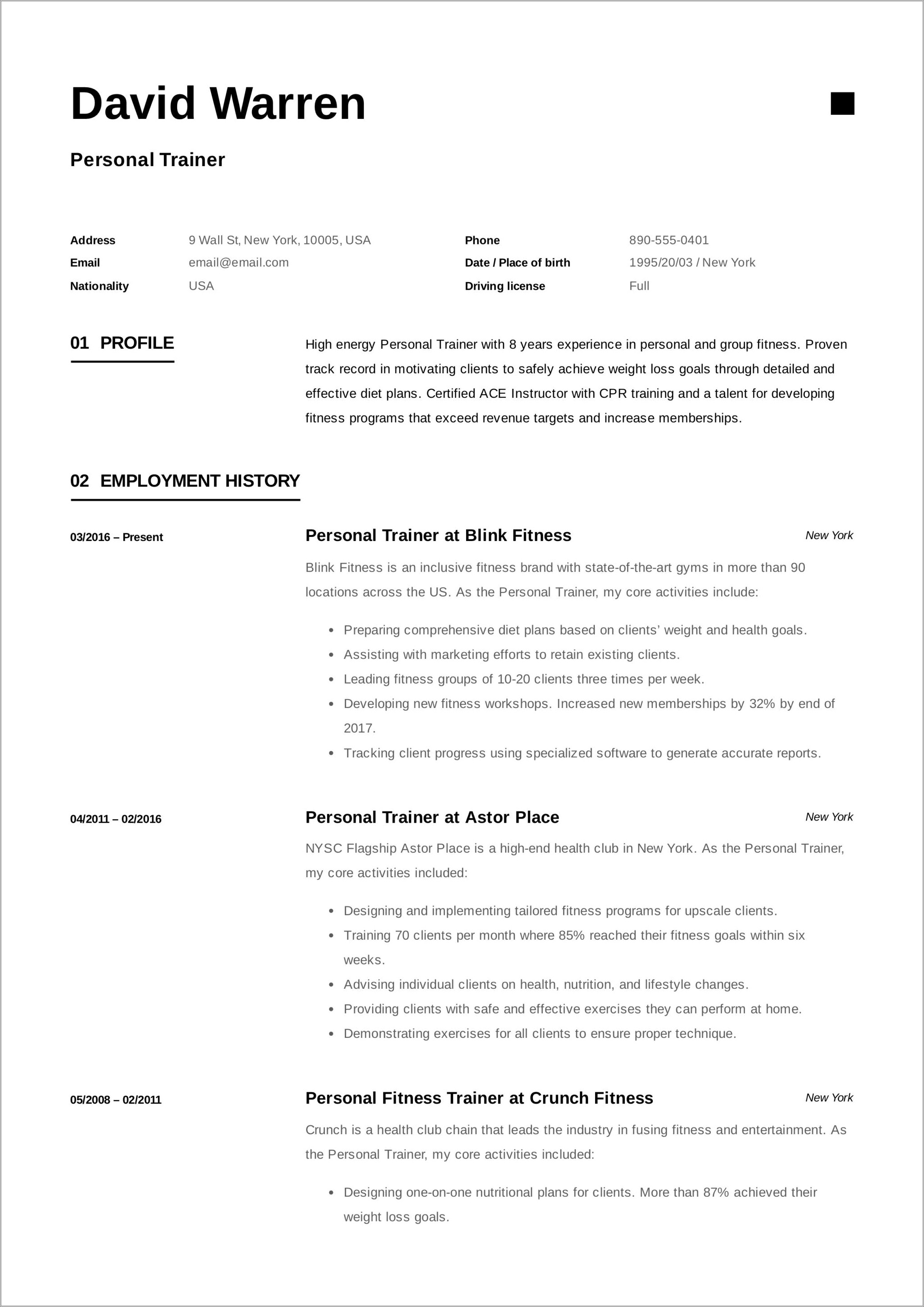 resume-objective-for-fitness-industry-resume-example-gallery