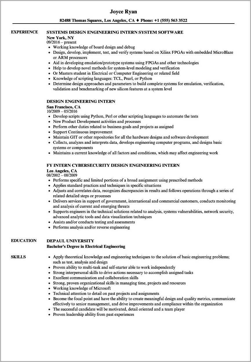 objective-for-internship-resume-electrical-engineering-resume-example