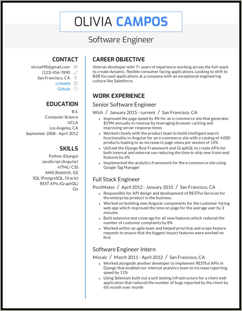 Engineering Internship Resume Template Word Free - Resume Example Gallery