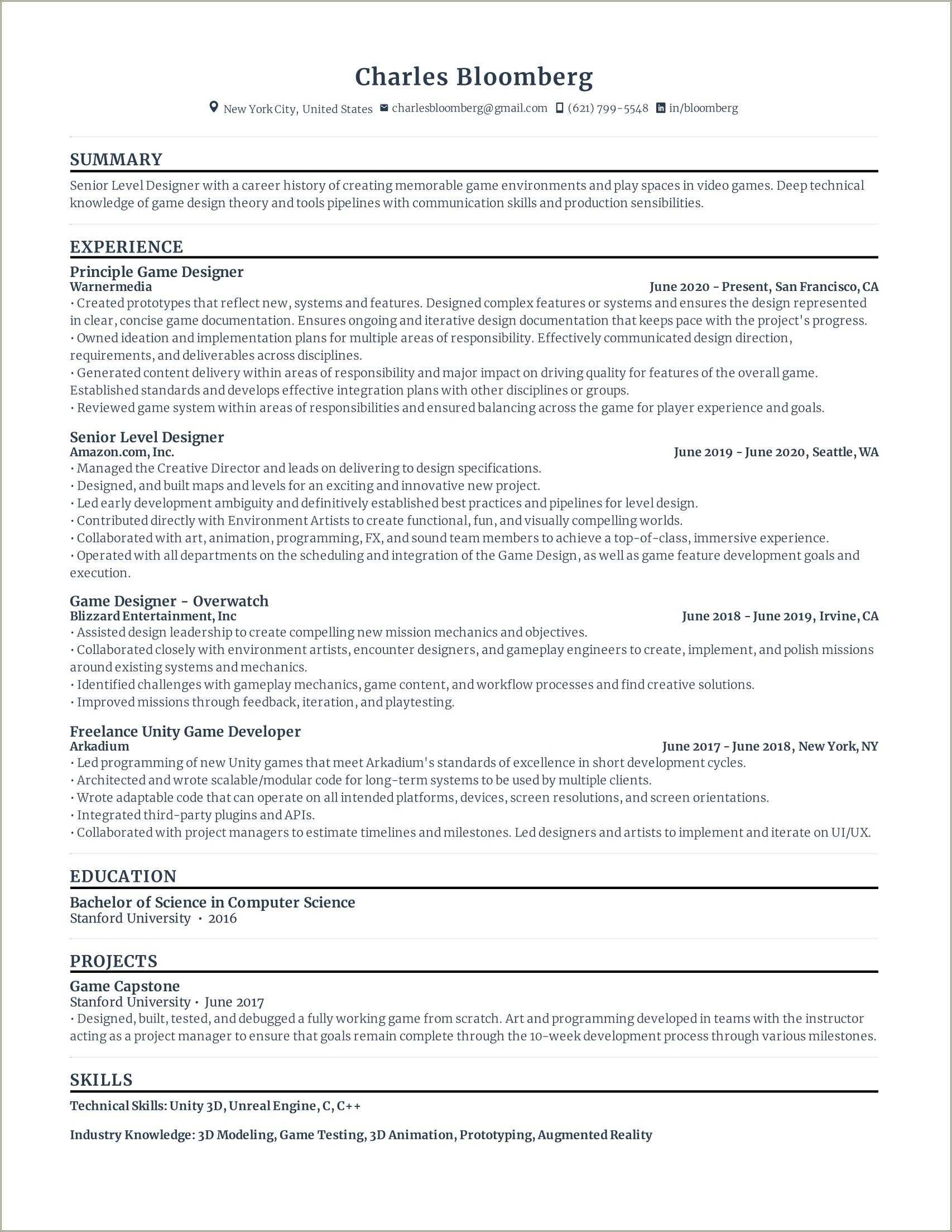 unity-game-developer-resume-sample-resume-example-gallery