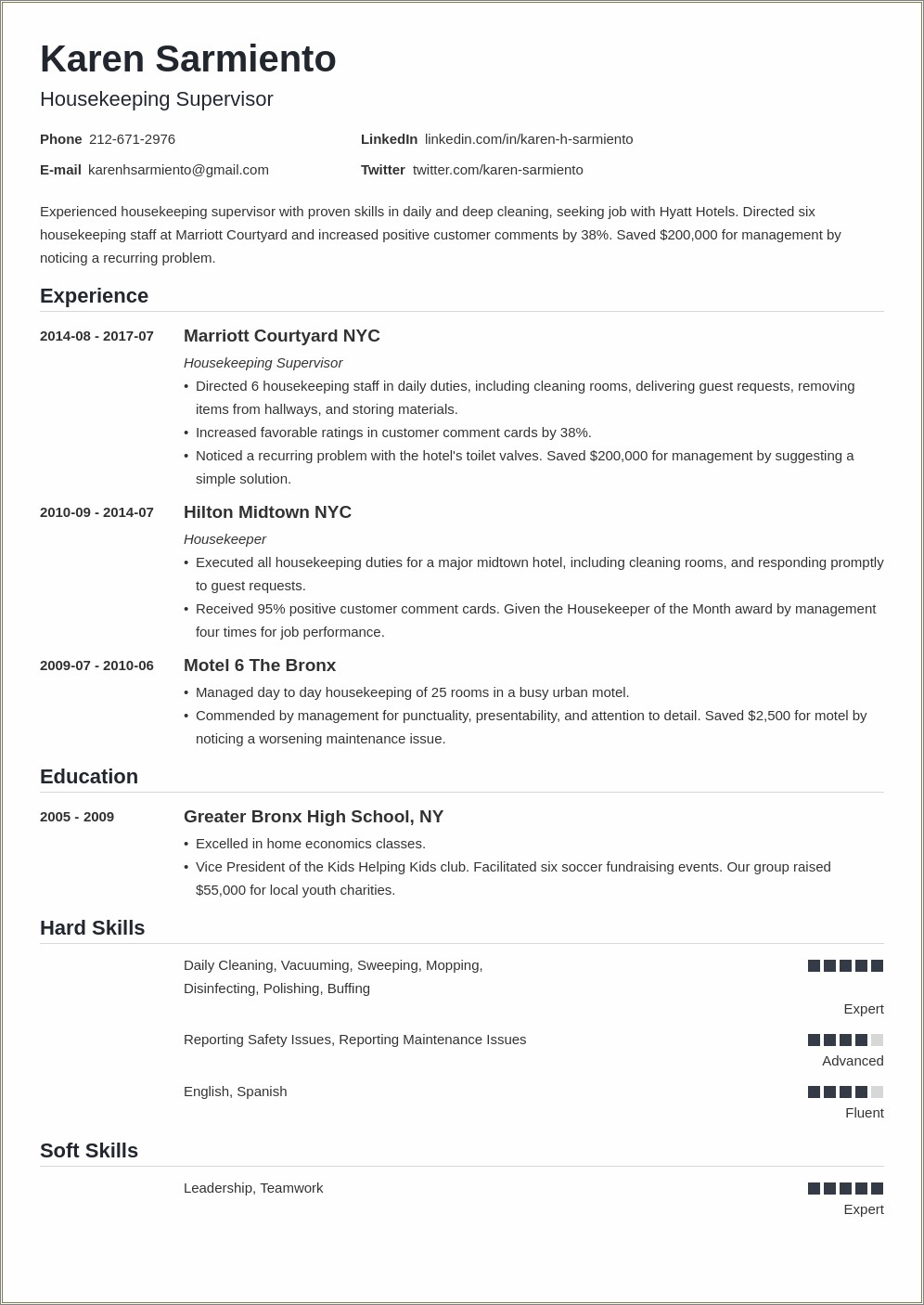 objective-in-resume-for-cleaner-resume-example-gallery