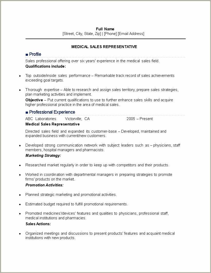 objective-of-a-sales-representative-resume-resume-example-gallery