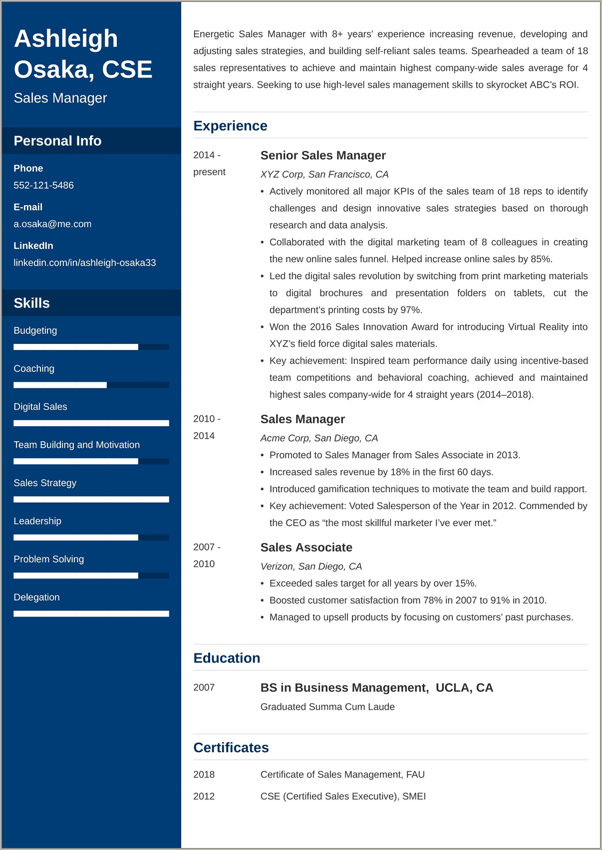 Objective Resume Examples General Manager - Resume Example Gallery