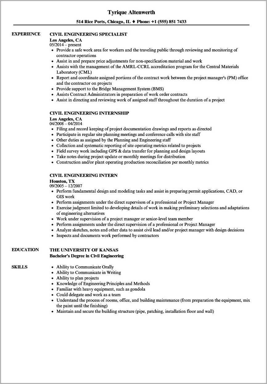 objective-statement-for-civil-engineering-resume-internship-resume