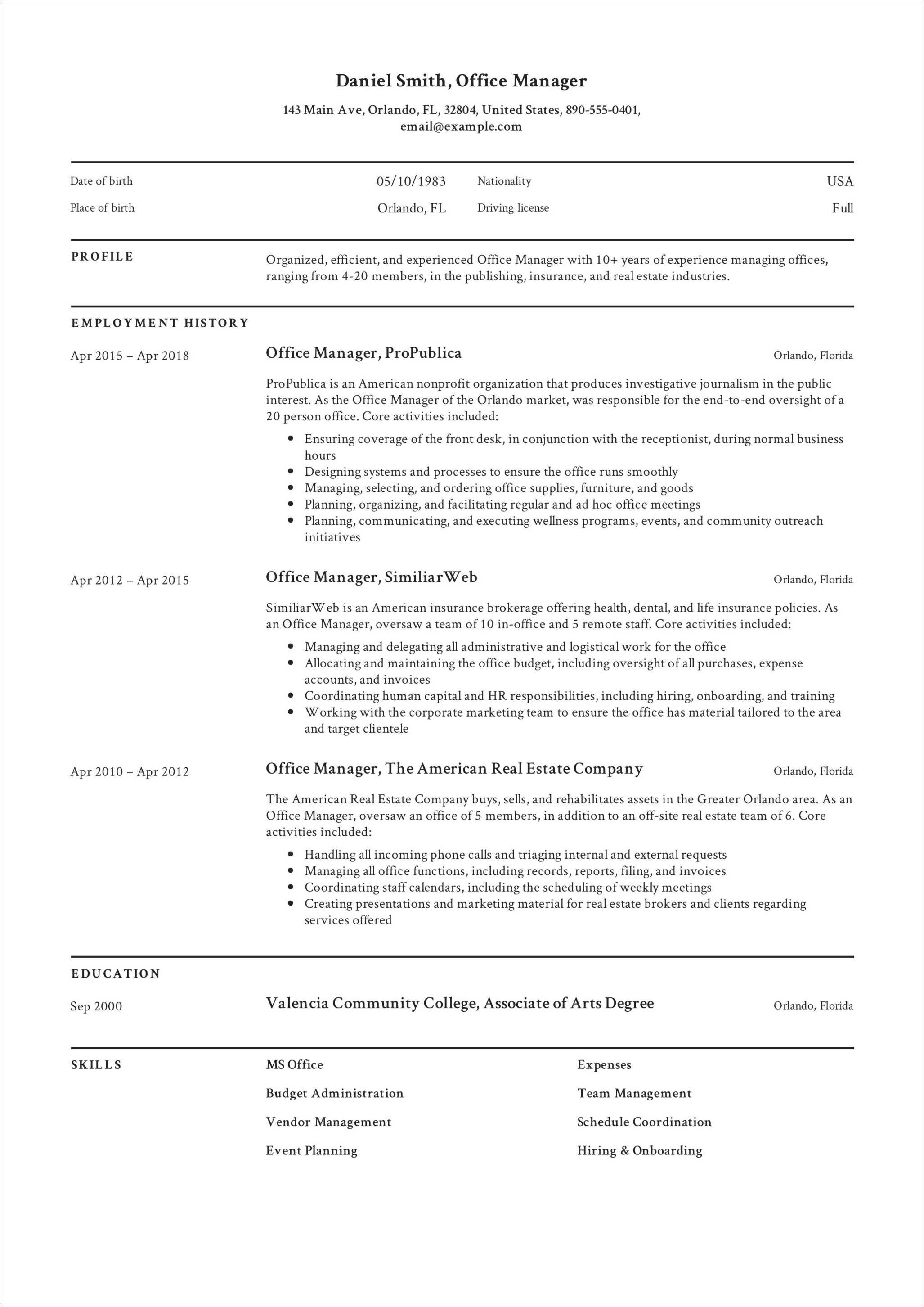 office-administration-management-resume-format-resume-example-gallery