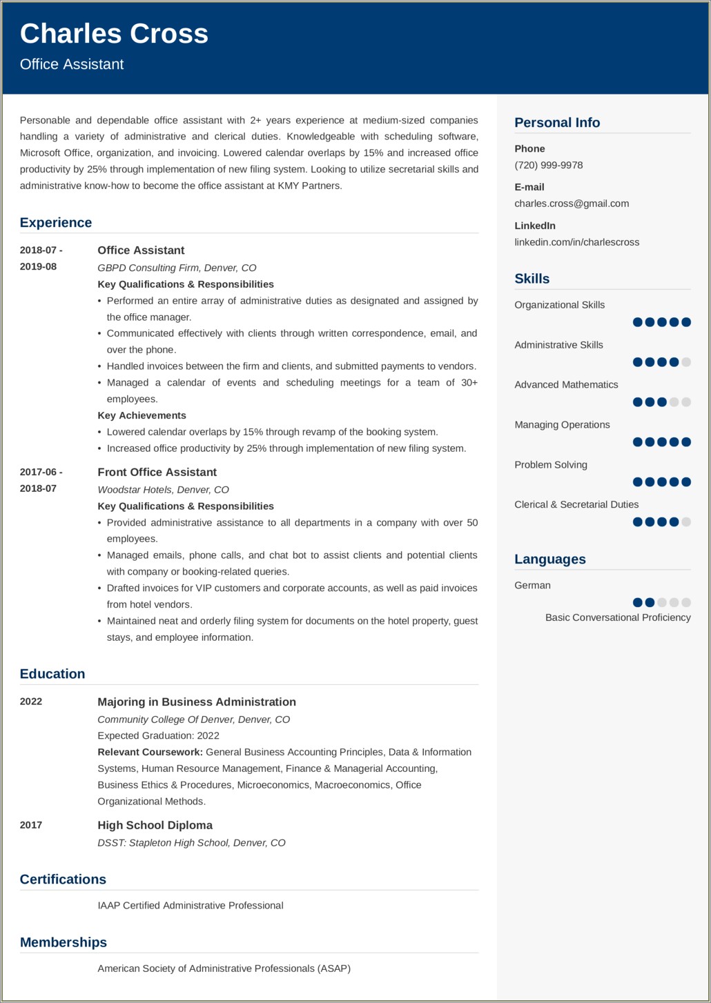 office-assistant-resume-summary-example-resume-example-gallery