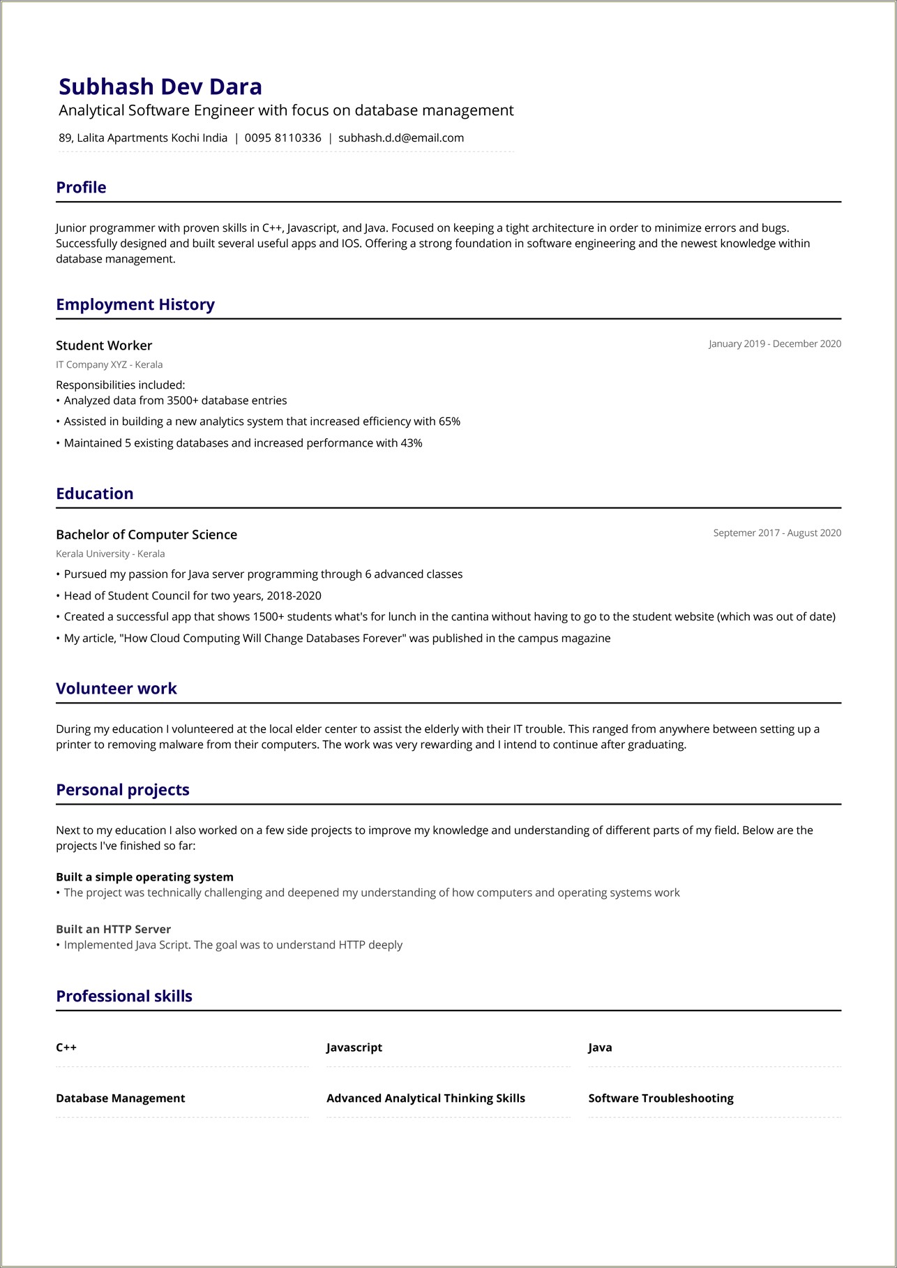 official-resume-format-for-job-resume-example-gallery