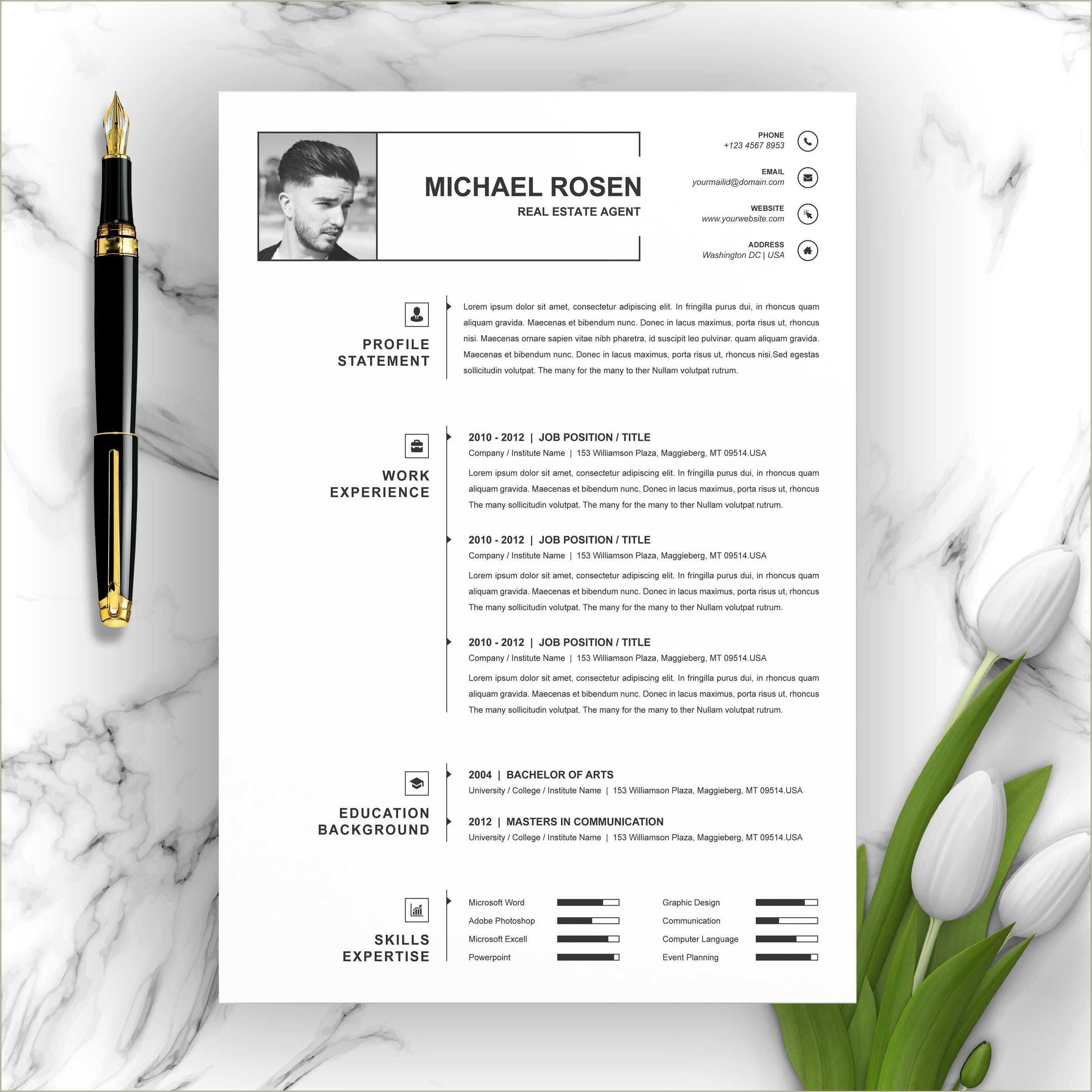 one-page-resume-template-free-download-resume-example-gallery
