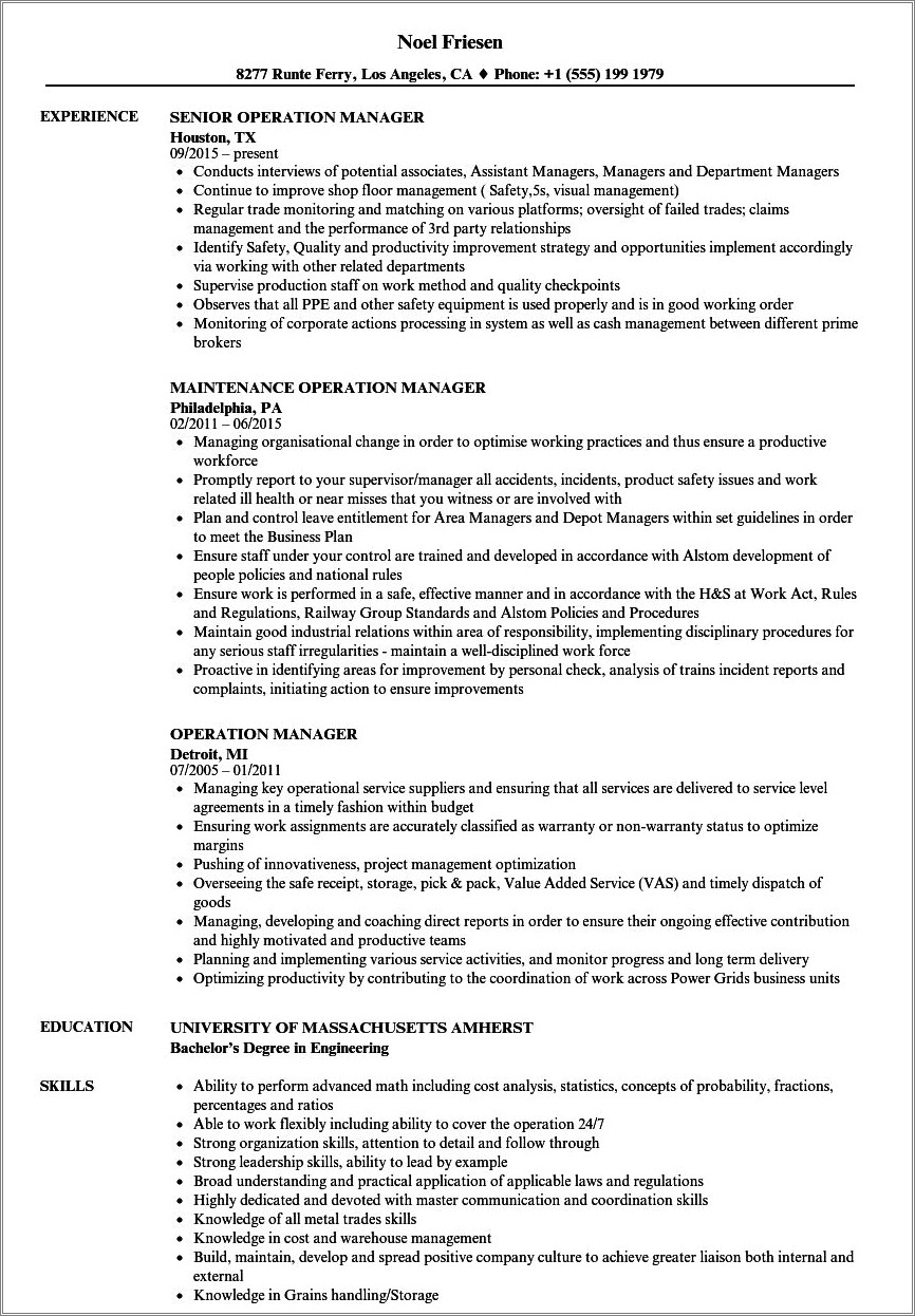 project-management-resume-bullet-points-resume-example-gallery