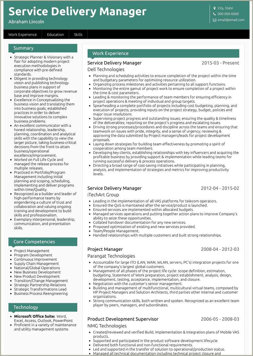 pacakge-delivery-service-manager-resume-resume-example-gallery