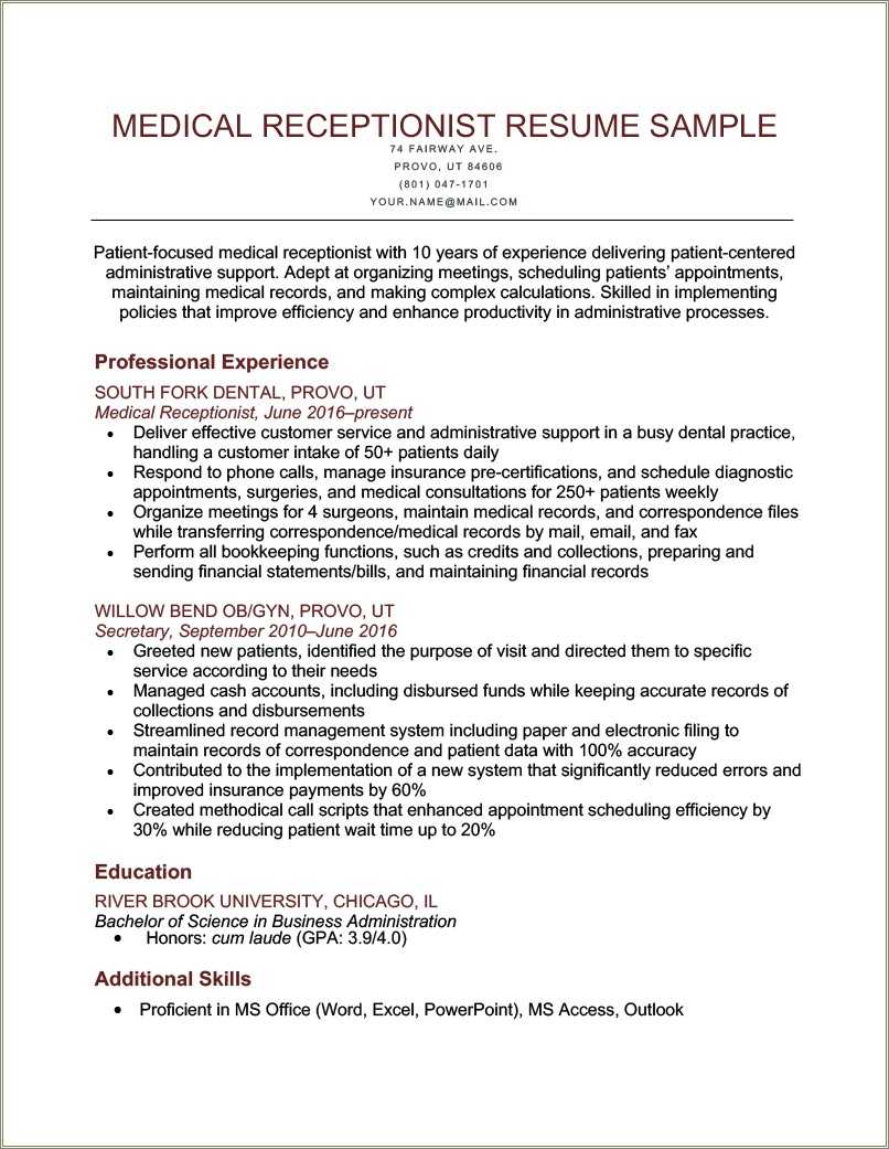 patient-service-representative-resume-with-no-experience-resume