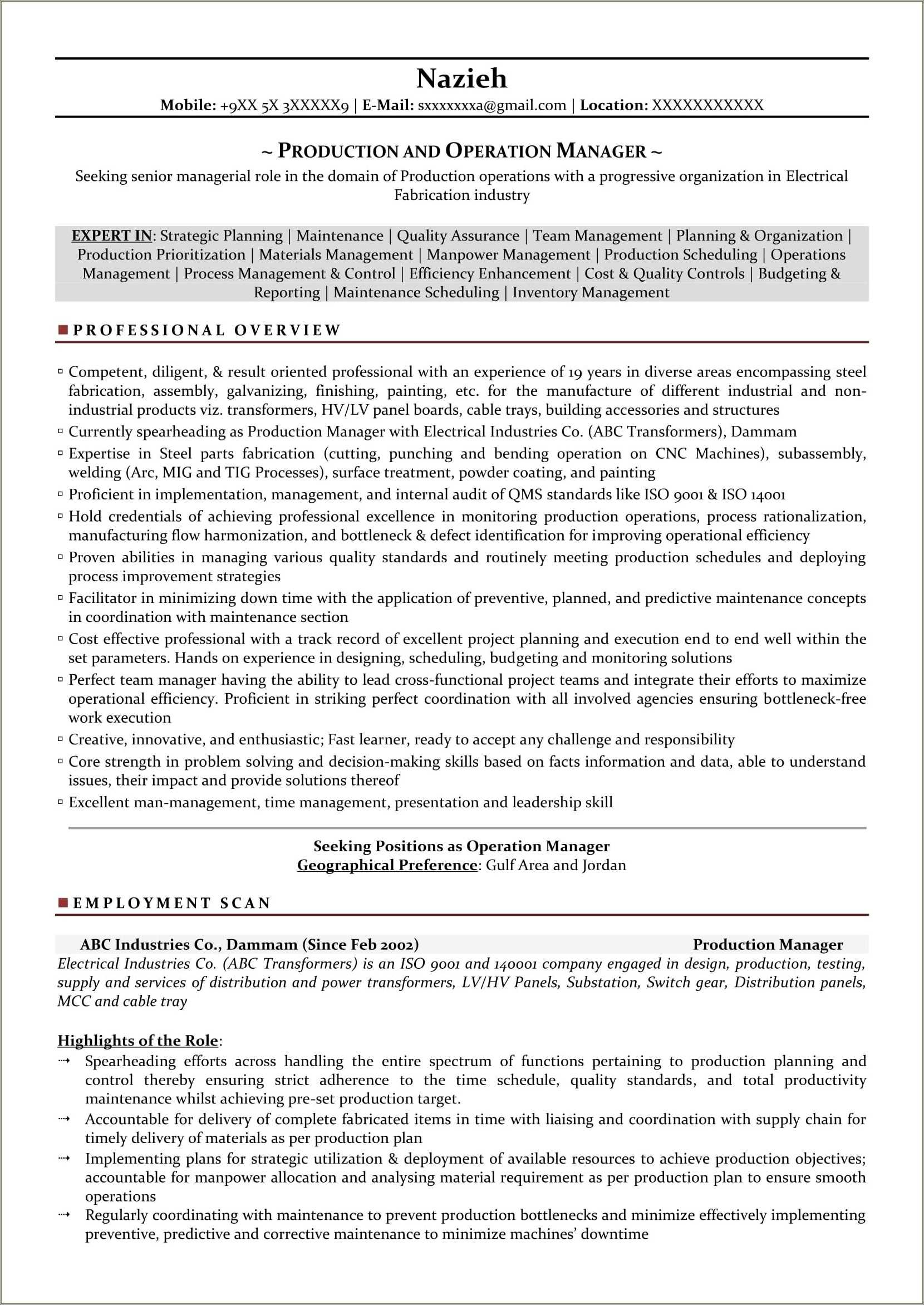 resume-for-pharmaceutical-product-manager-resume-example-gallery