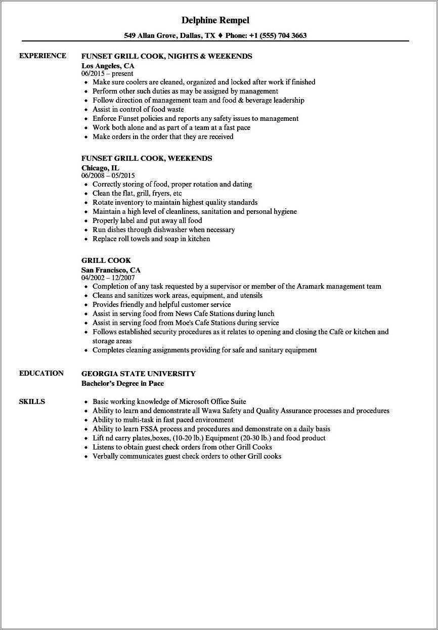pizza hut manager job description for resume