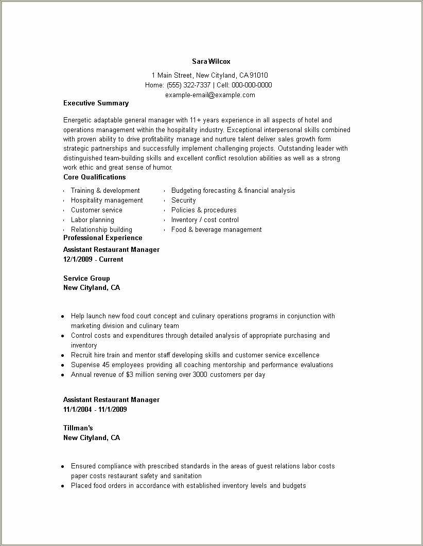 pizza-hut-restaurant-manager-resume-resume-example-gallery