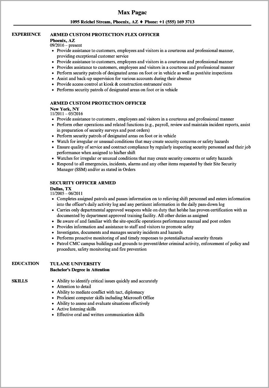 police-officer-resume-special-skills-resume-example-gallery