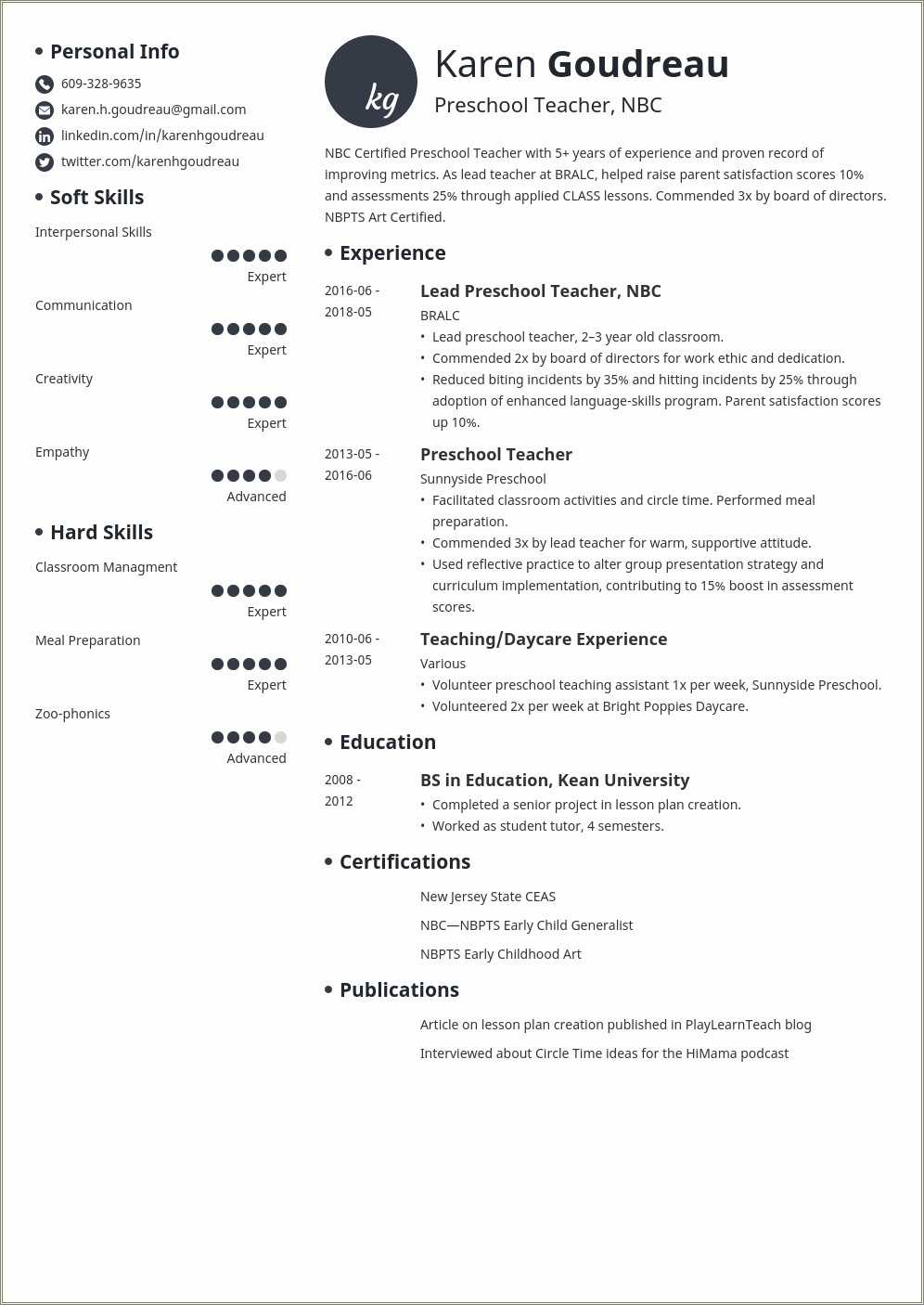 preschool-head-teacher-resume-examples-resume-example-gallery