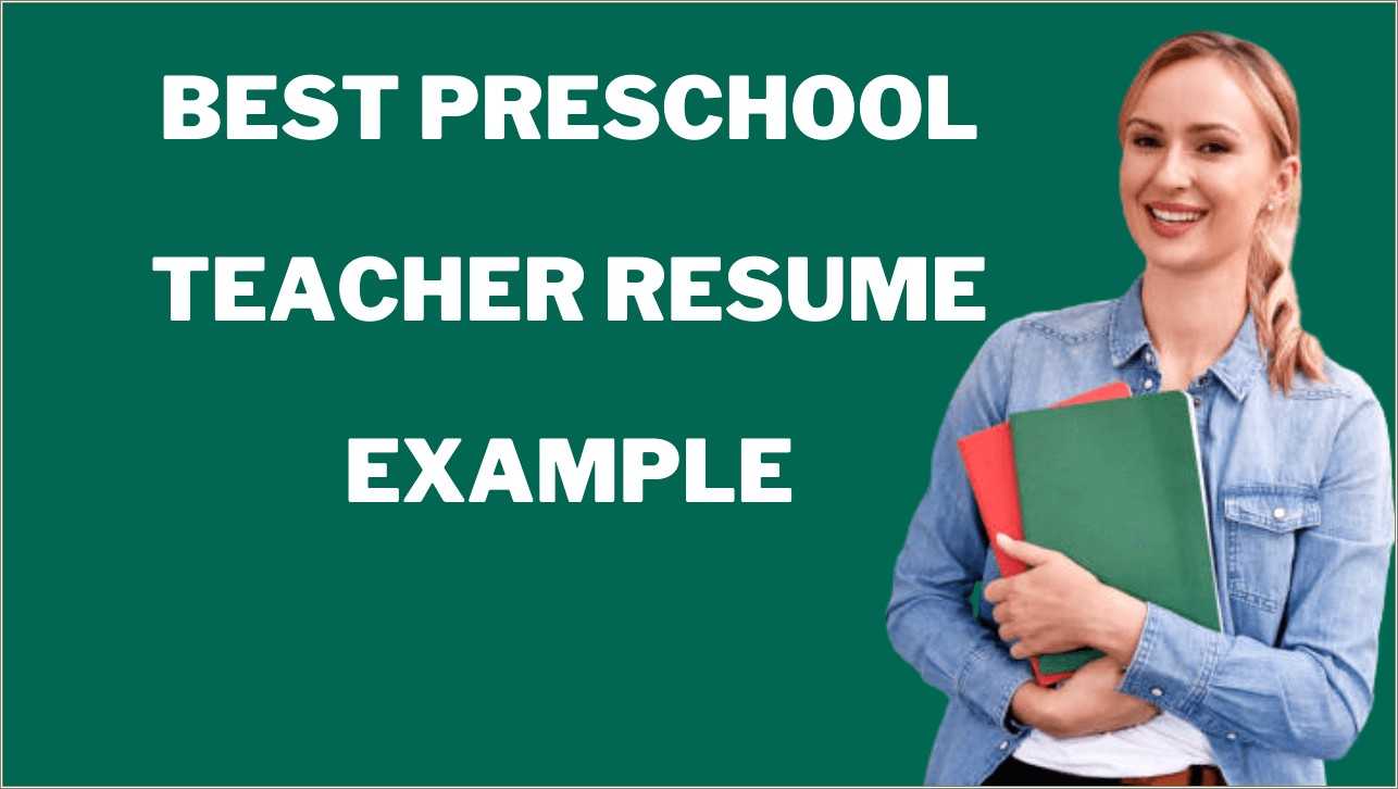 preschool-teacher-resume-sample-fresher-resume-example-gallery