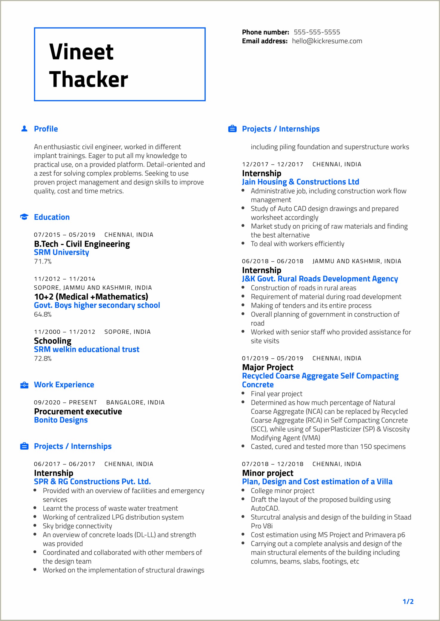 procurement-executive-sample-resume-india-resume-example-gallery