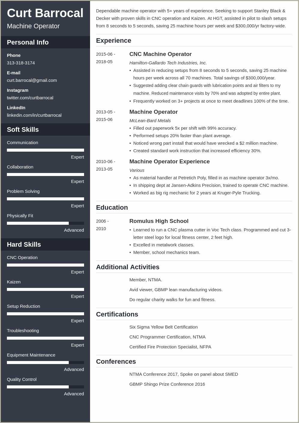 production-operator-resume-sample-pdf-resume-example-gallery