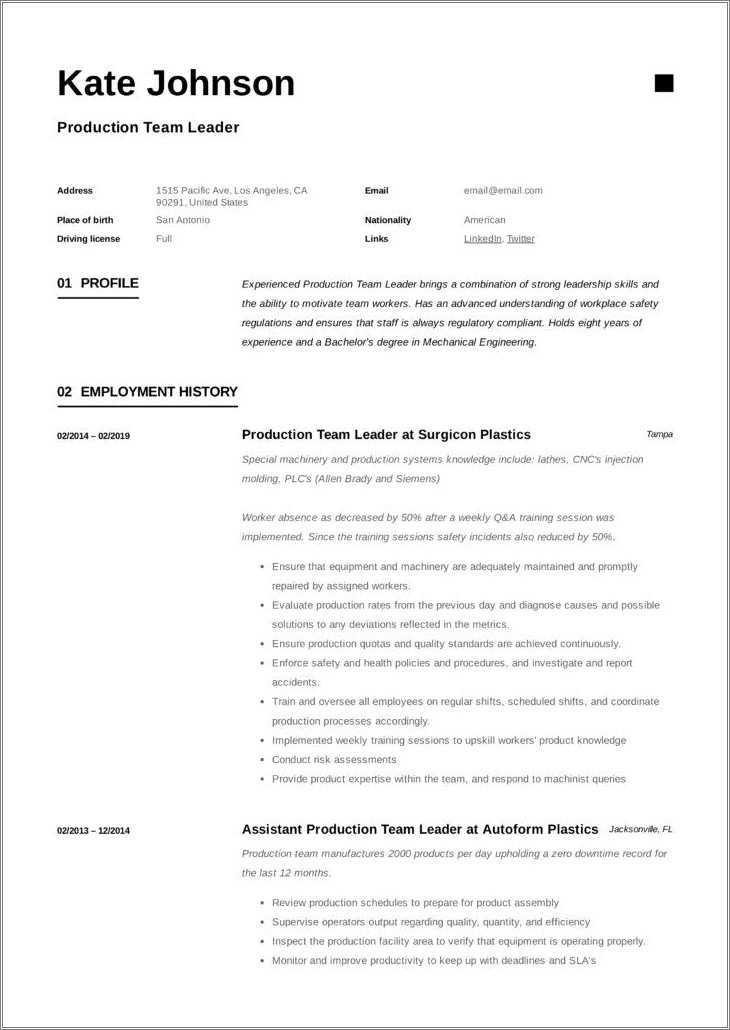 production-team-member-resume-sample-resume-example-gallery