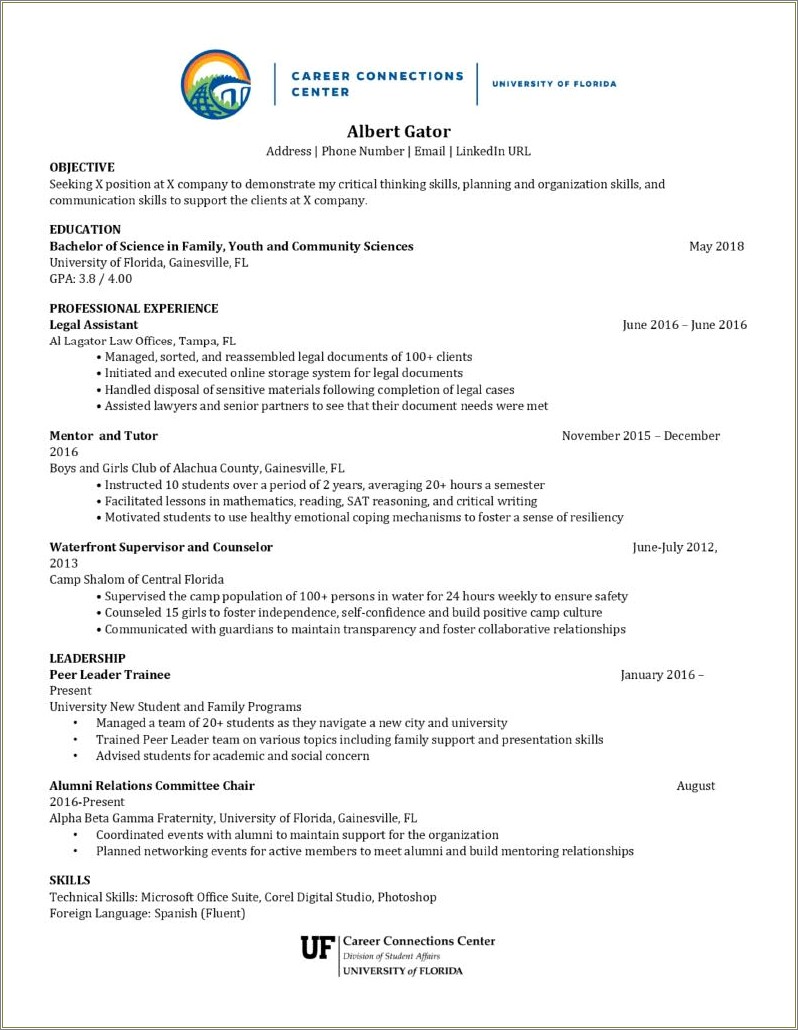 Professional Gmail Address Examples For Resume - Resume Example Gallery