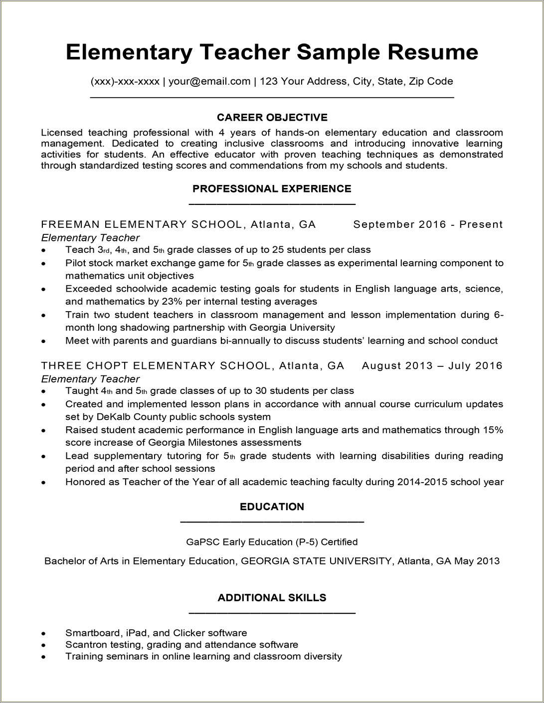 professional-summary-resume-sample-for-teachers-resume-example-gallery