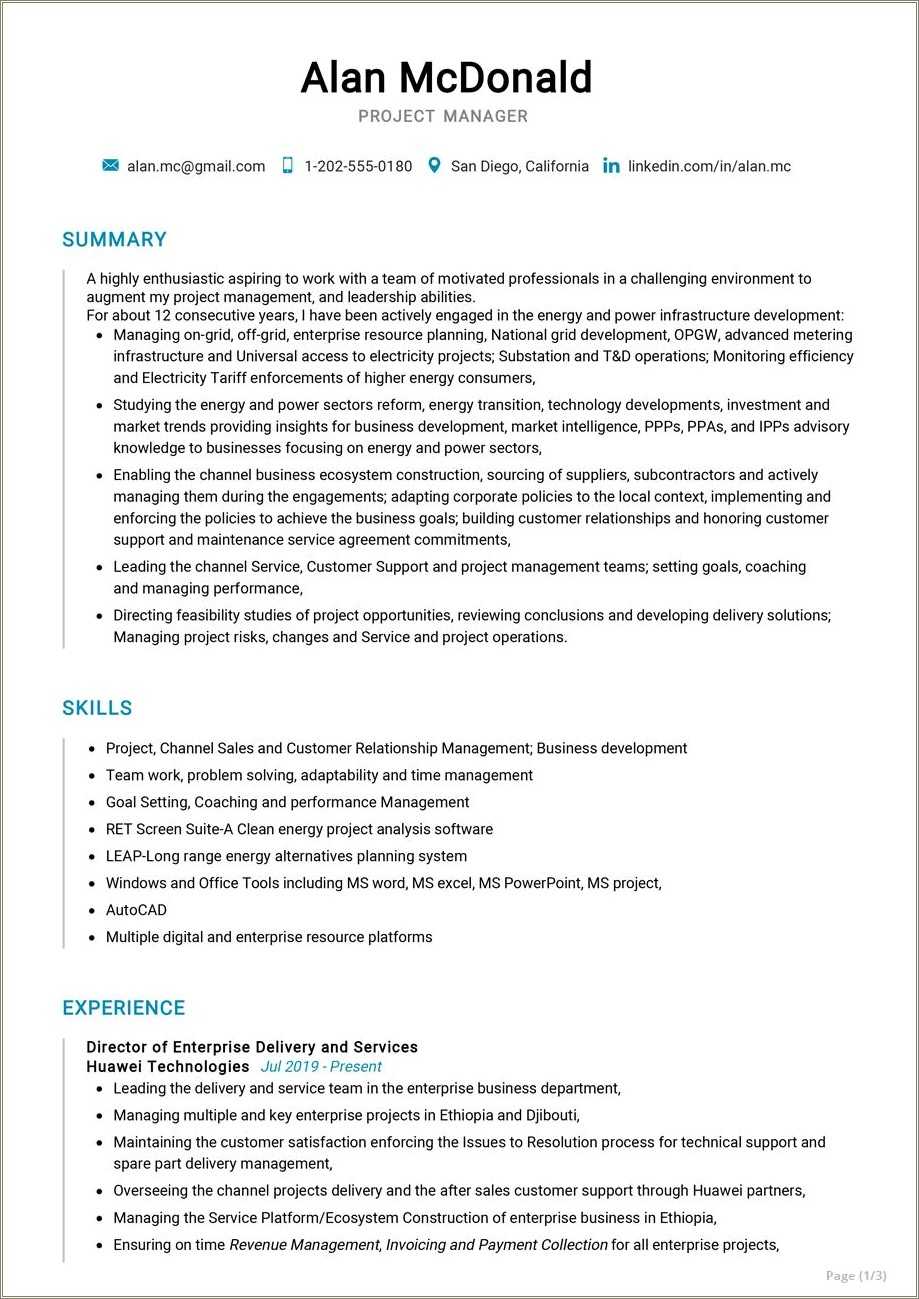 project-management-resume-skills-section-resume-example-gallery