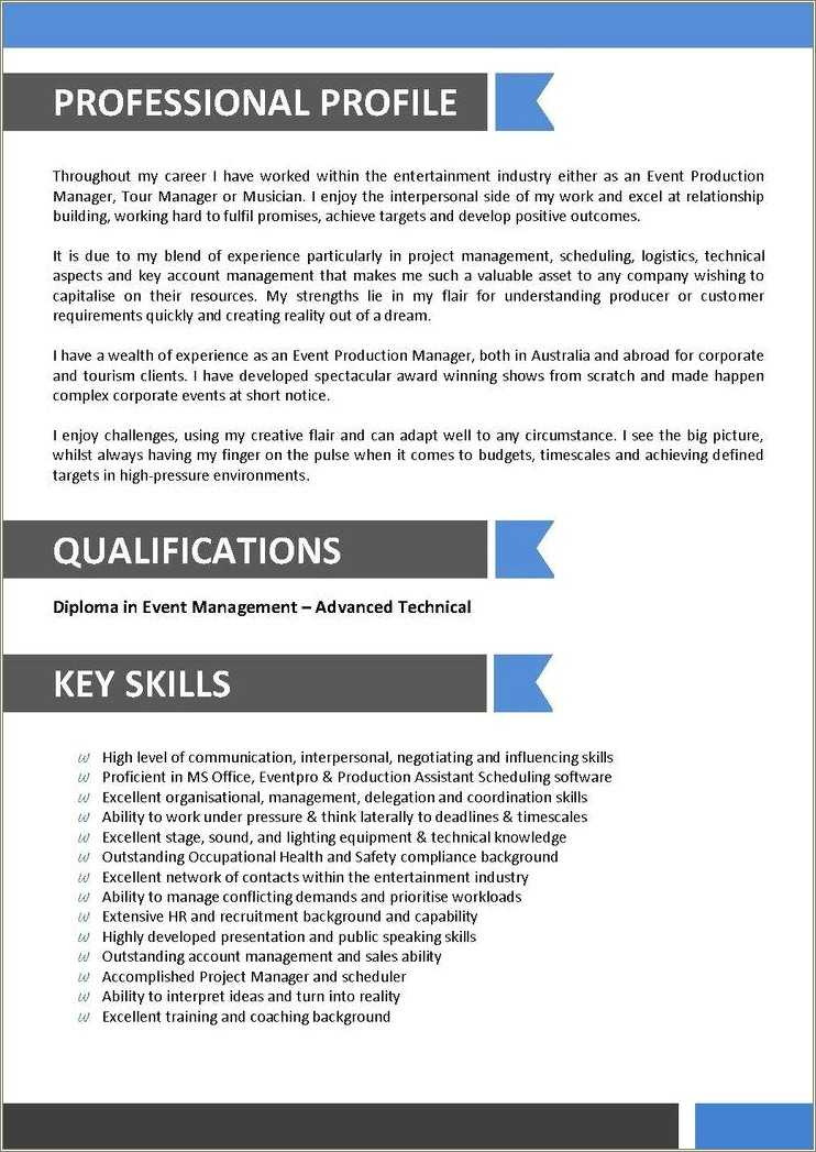 project-management-sample-resume-objectives-resume-example-gallery