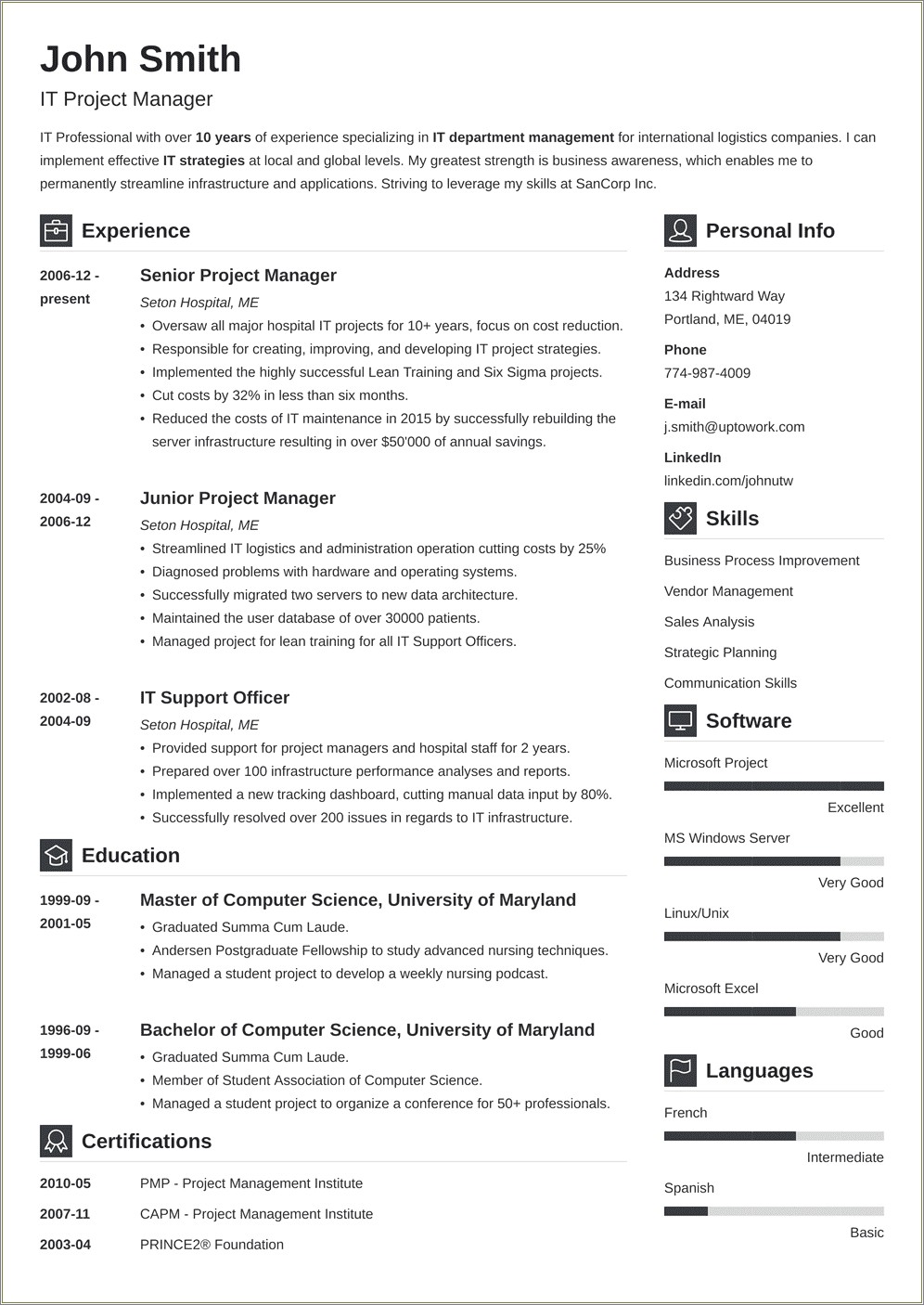 project-manager-resume-headline-strong-resume-example-gallery