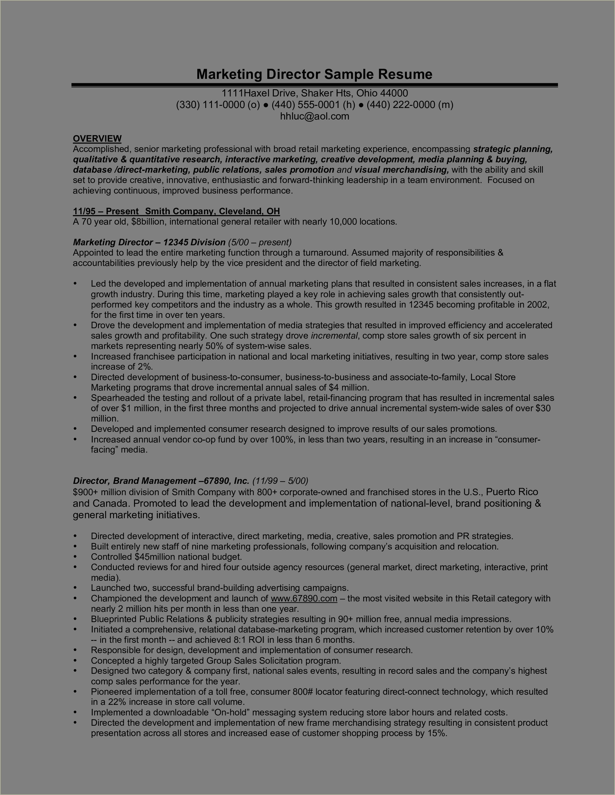 Public Relations Manager Resume Sample - Resume Example Gallery