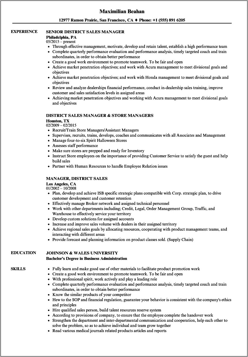 regional-sales-managemer-resume-sample-resume-example-gallery