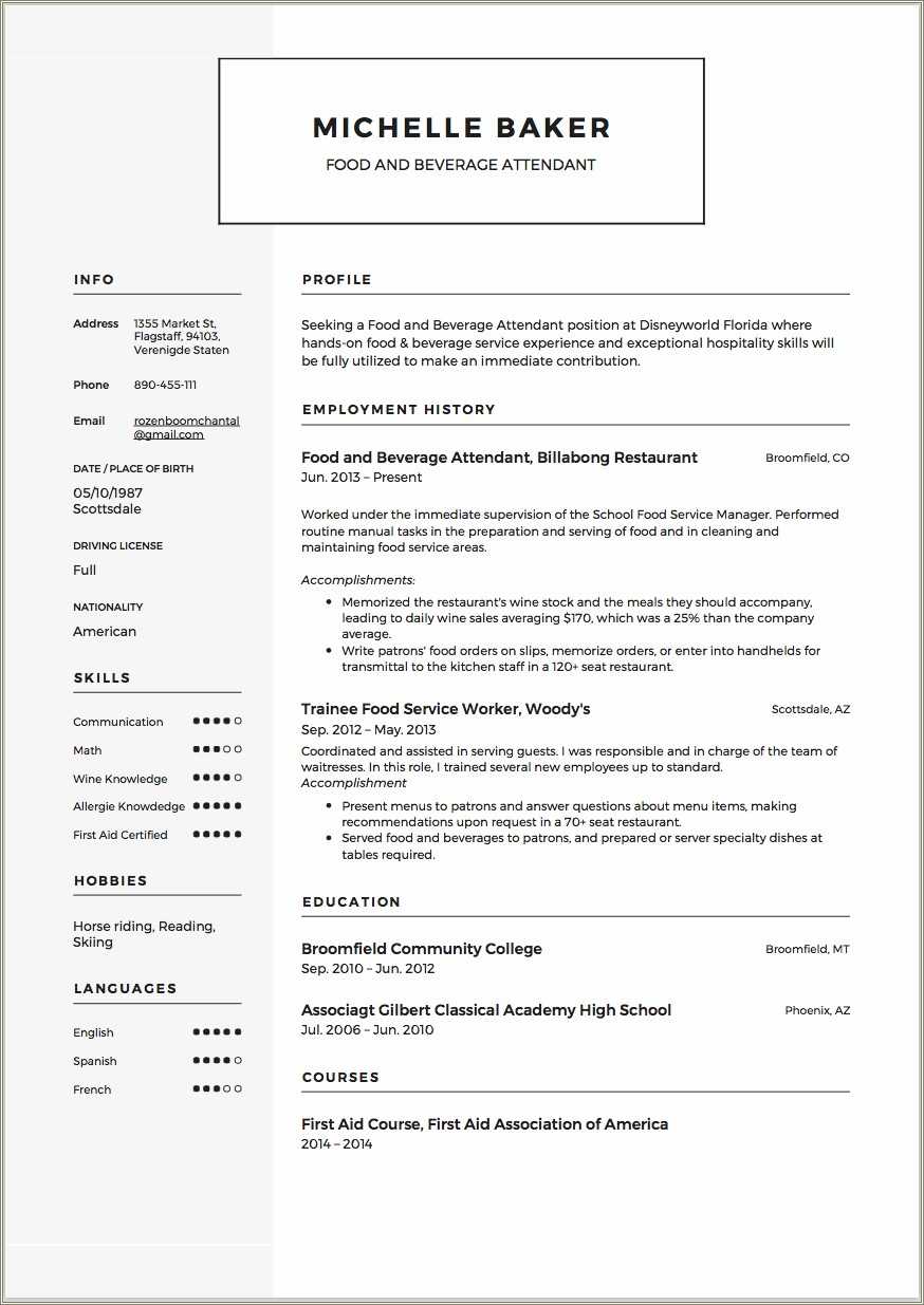 restaurant-attendant-job-description-resume-resume-example-gallery