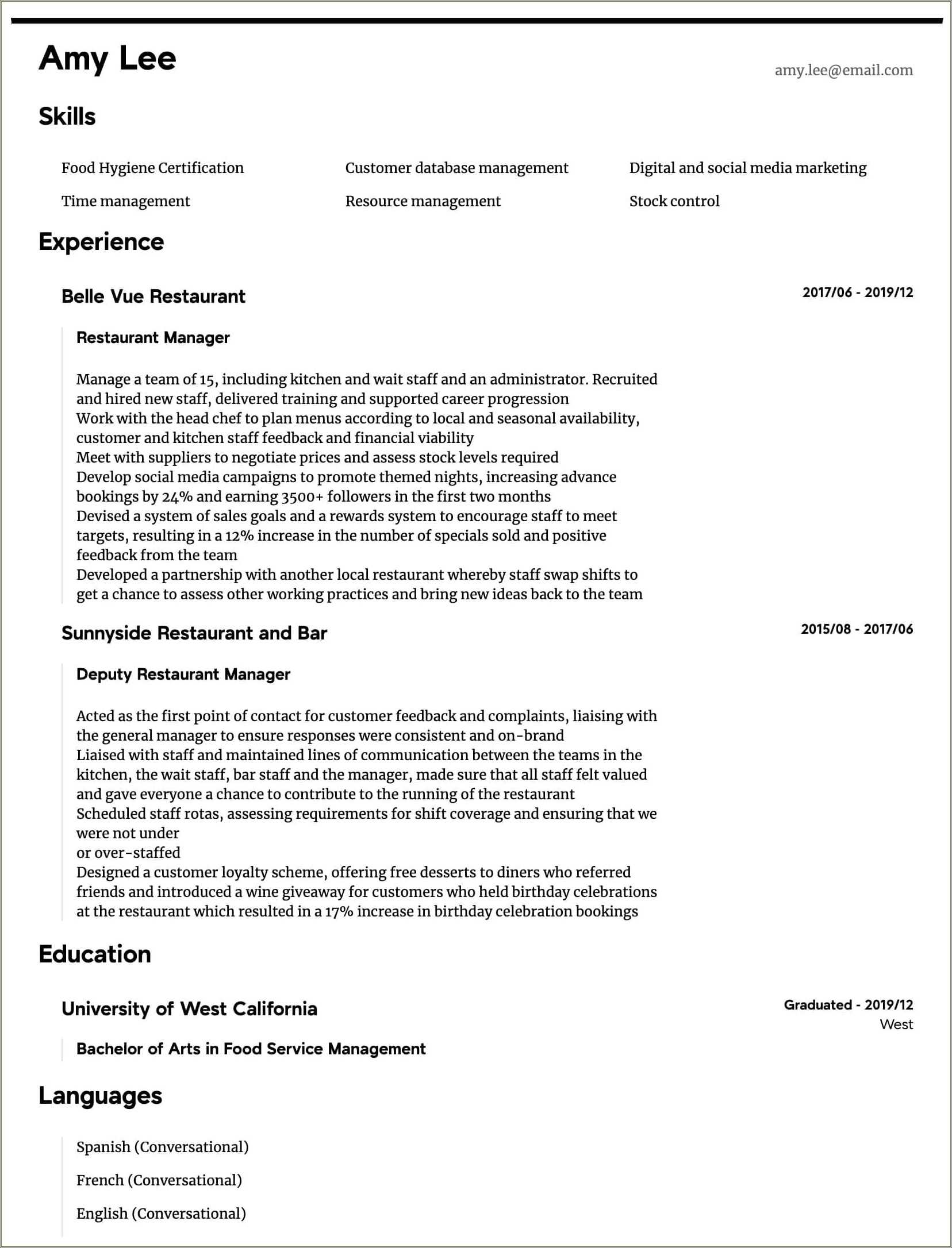 examples-of-mcdonlads-shift-manager-resume-expirience-resume-example