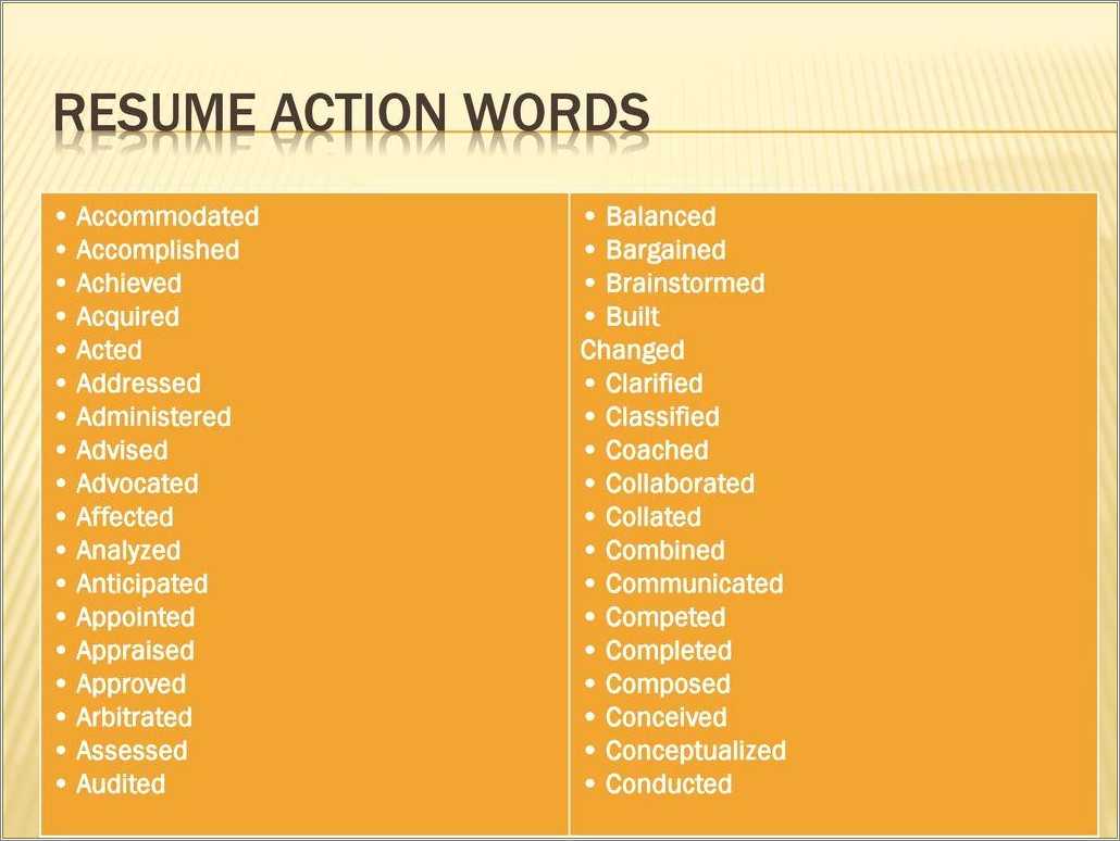 resume-action-words-for-working-together-resume-example-gallery