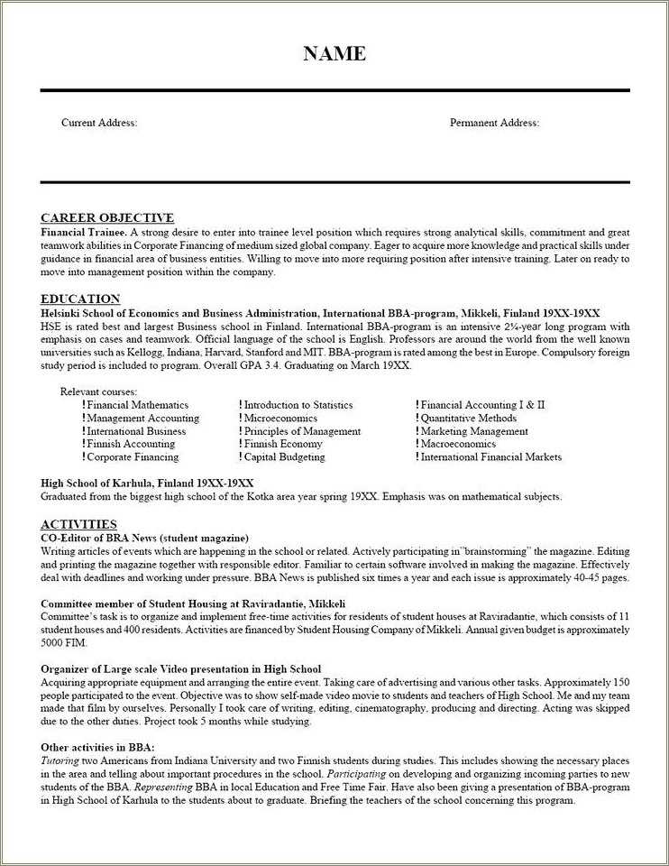 resume-career-objective-examples-business-resume-example-gallery