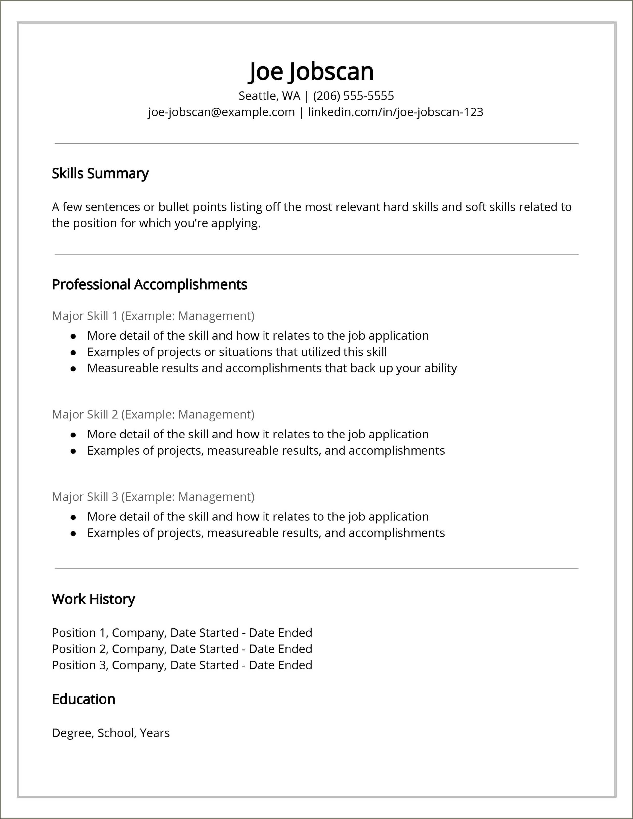 Resume Date Available To Start Work - Resume Example Gallery