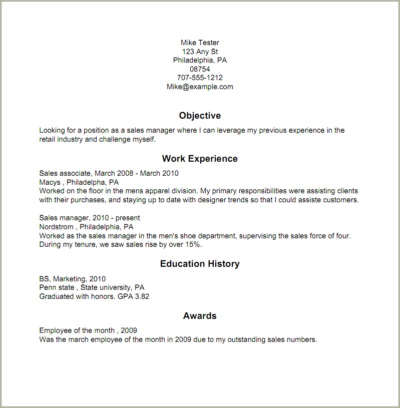 example-of-non-traditional-resume-resume-example-gallery