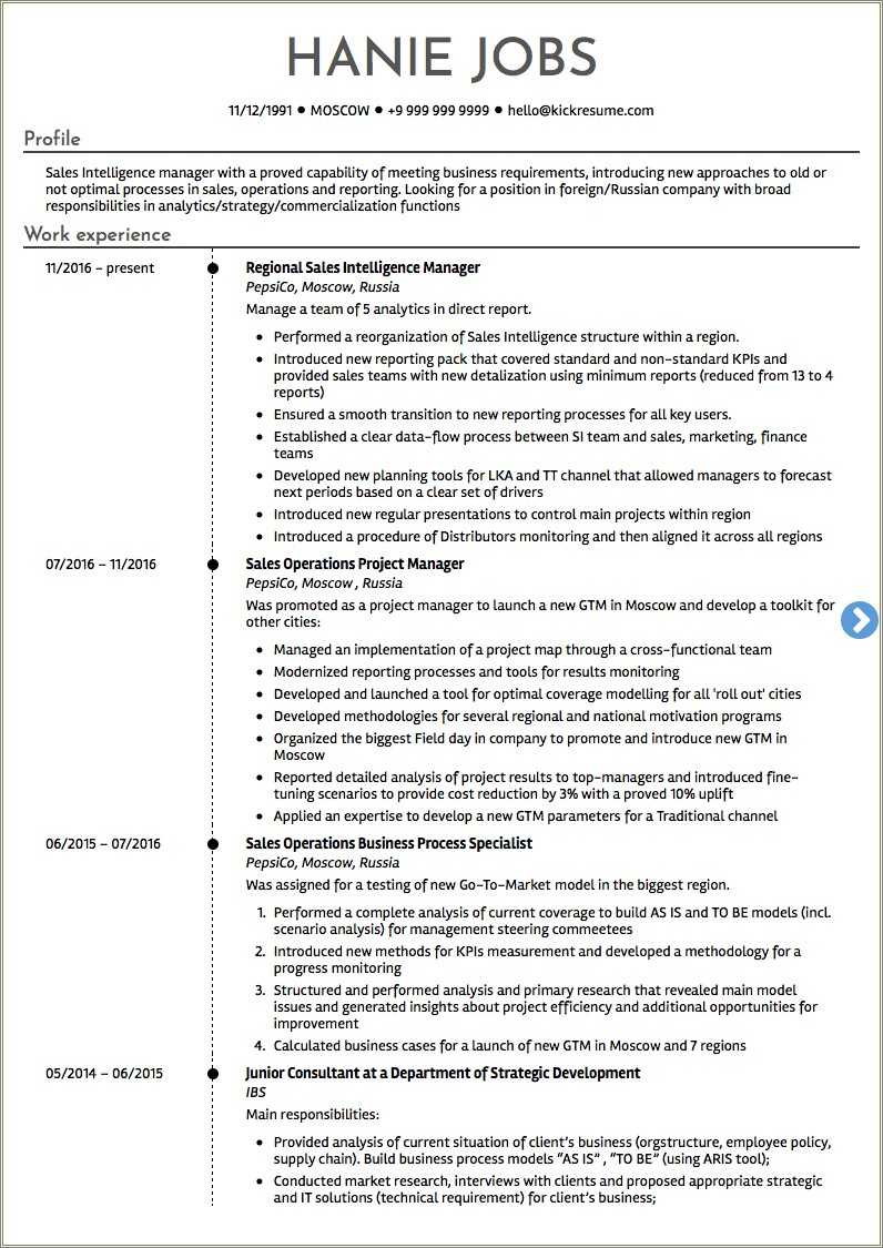 resume-example-with-company-description-resume-example-gallery