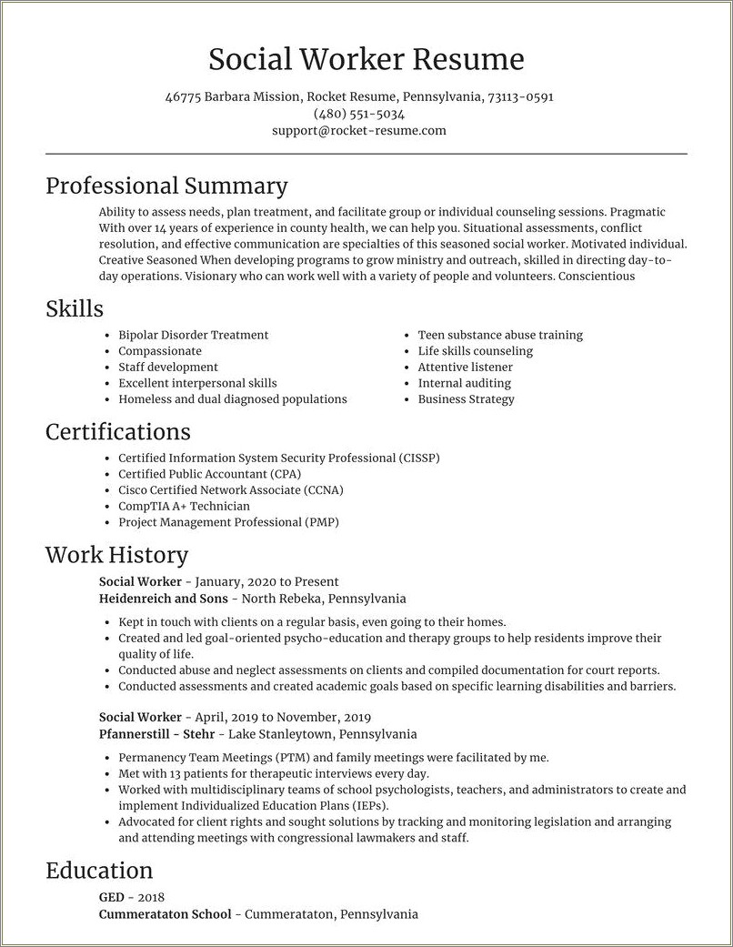 social-worker-resume-template-2021