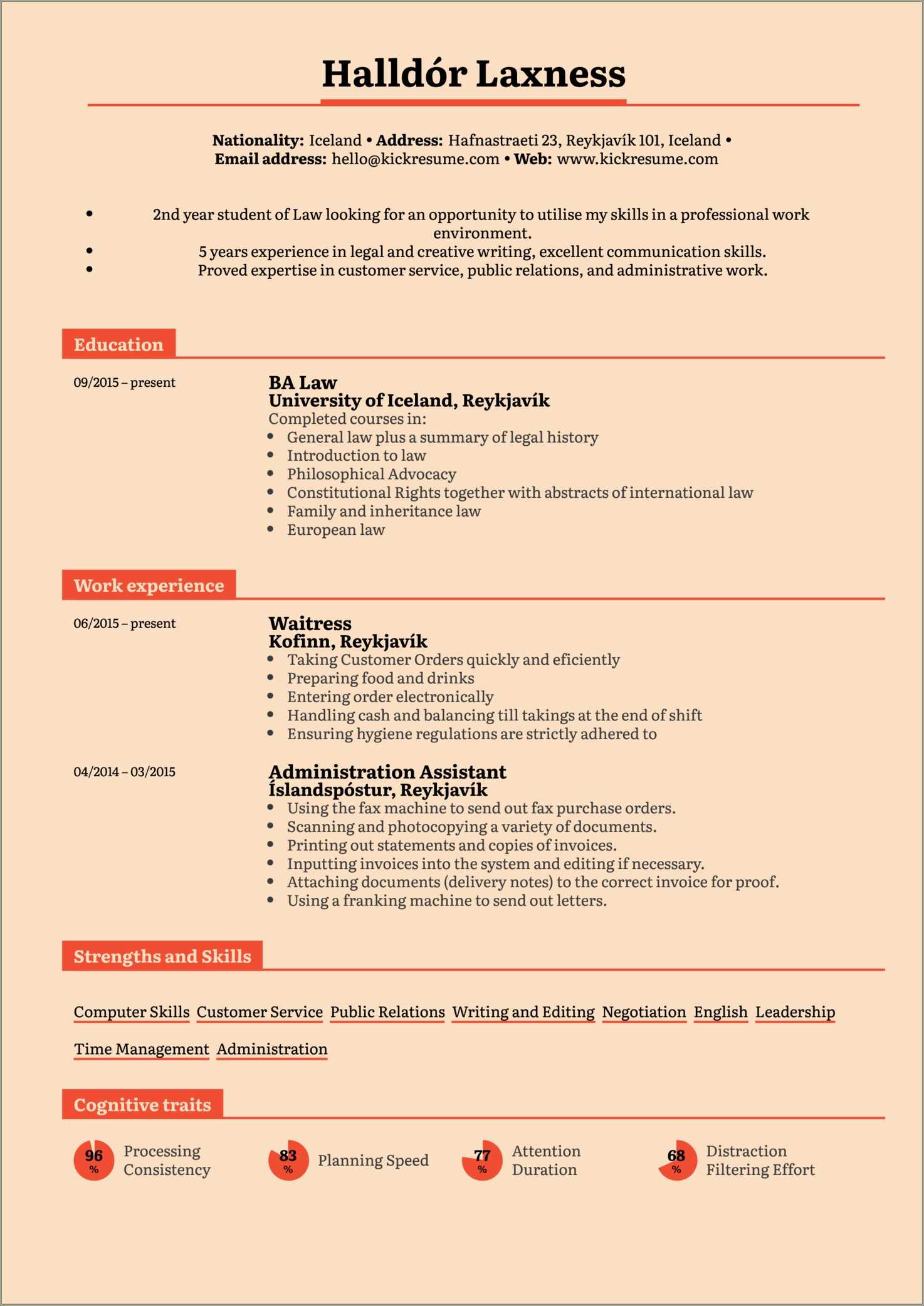 Resume Skills Examples For College Students