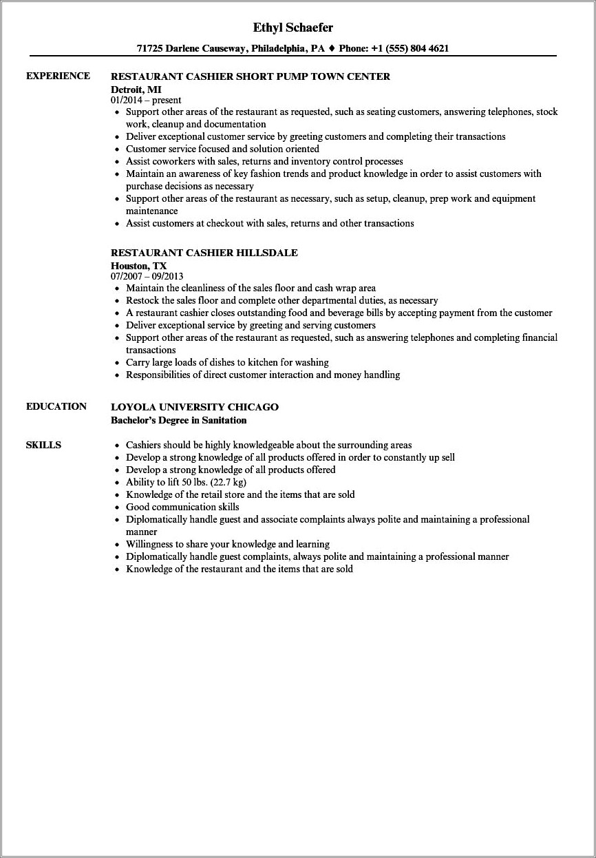 resume-examples-for-restaurant-cashier-resume-example-gallery