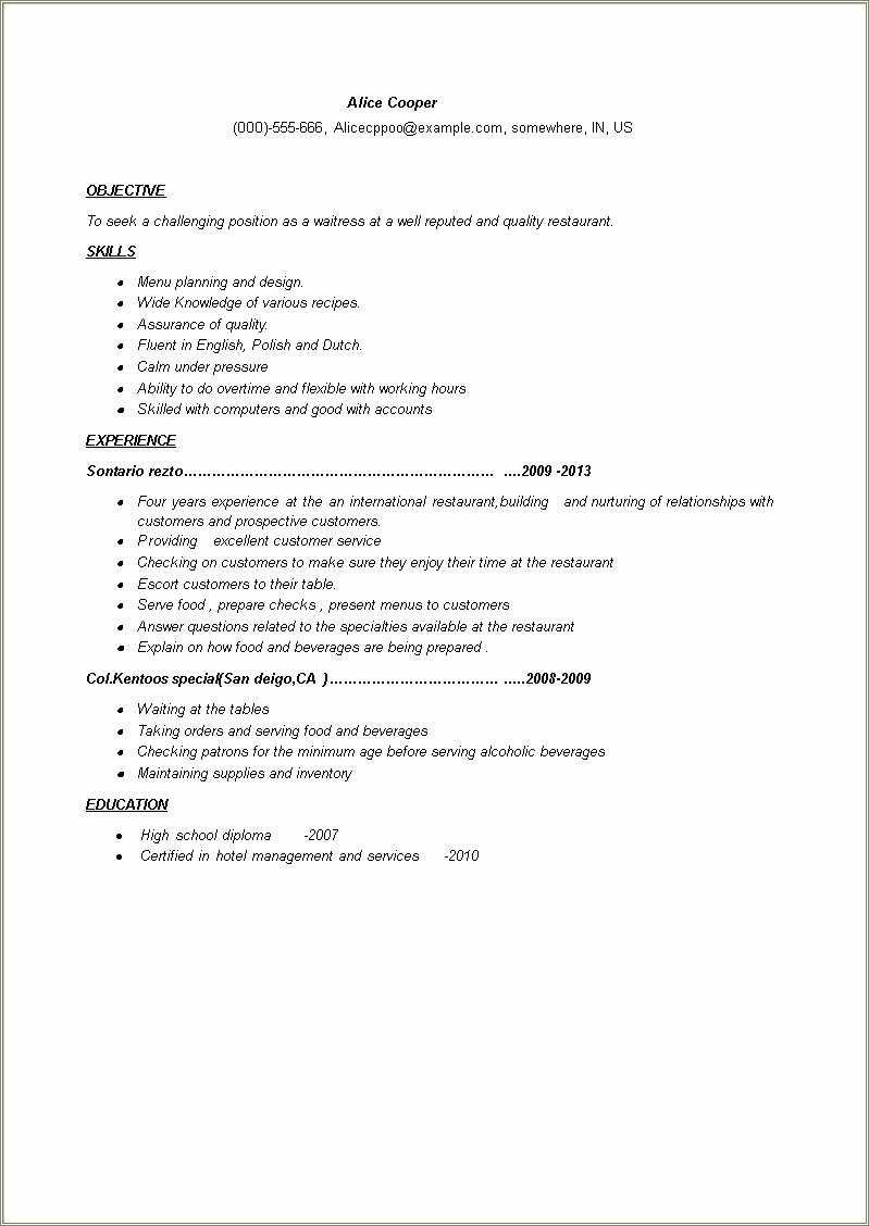 resume-examples-for-restaurant-hostess-resume-example-gallery