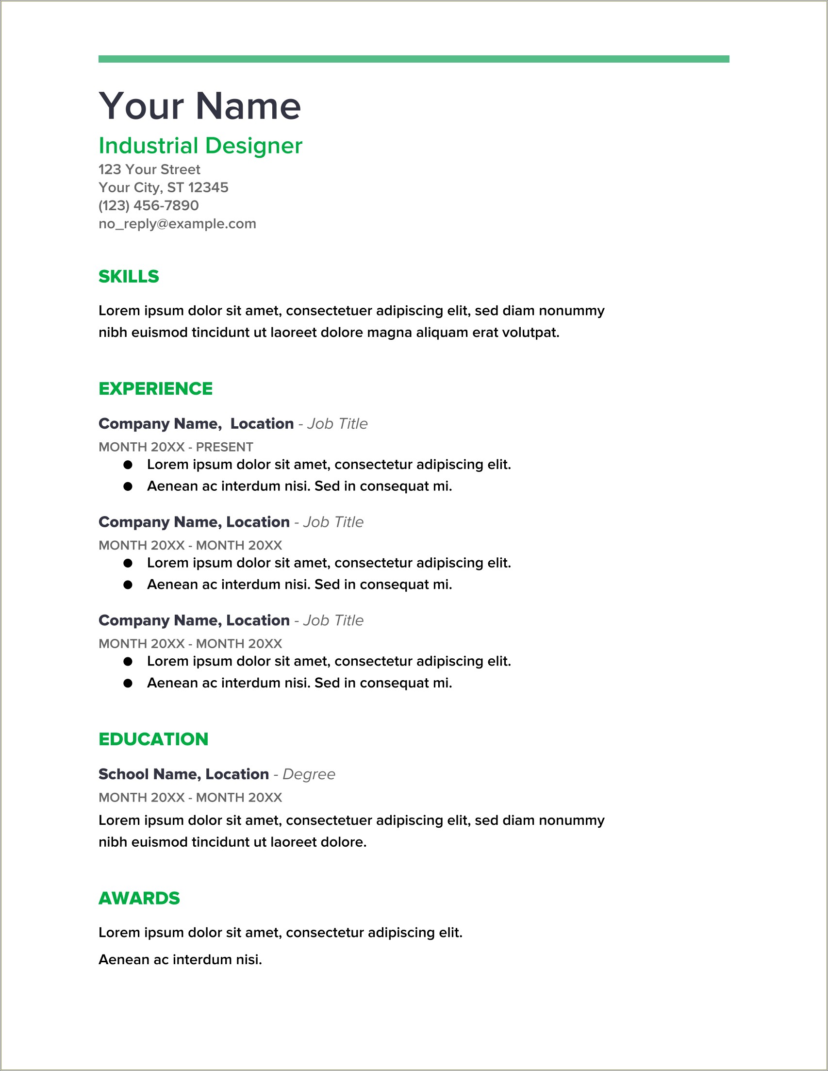 Resume Examples Goggle Docs Form - Resume Example Gallery