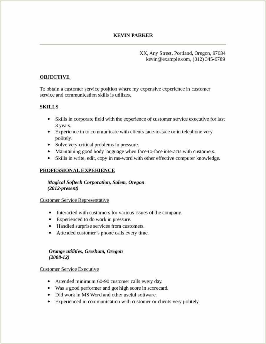 resume-examples-objective-for-customer-service-resume-example-gallery